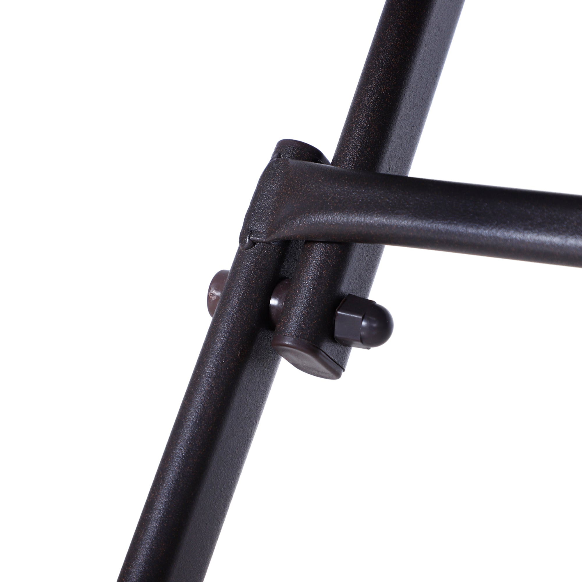 Outsunny Polyrattan Bistroset für 2 Personen Sitzgruppe Rattan Gartenmöbel Set Garnitur Braun