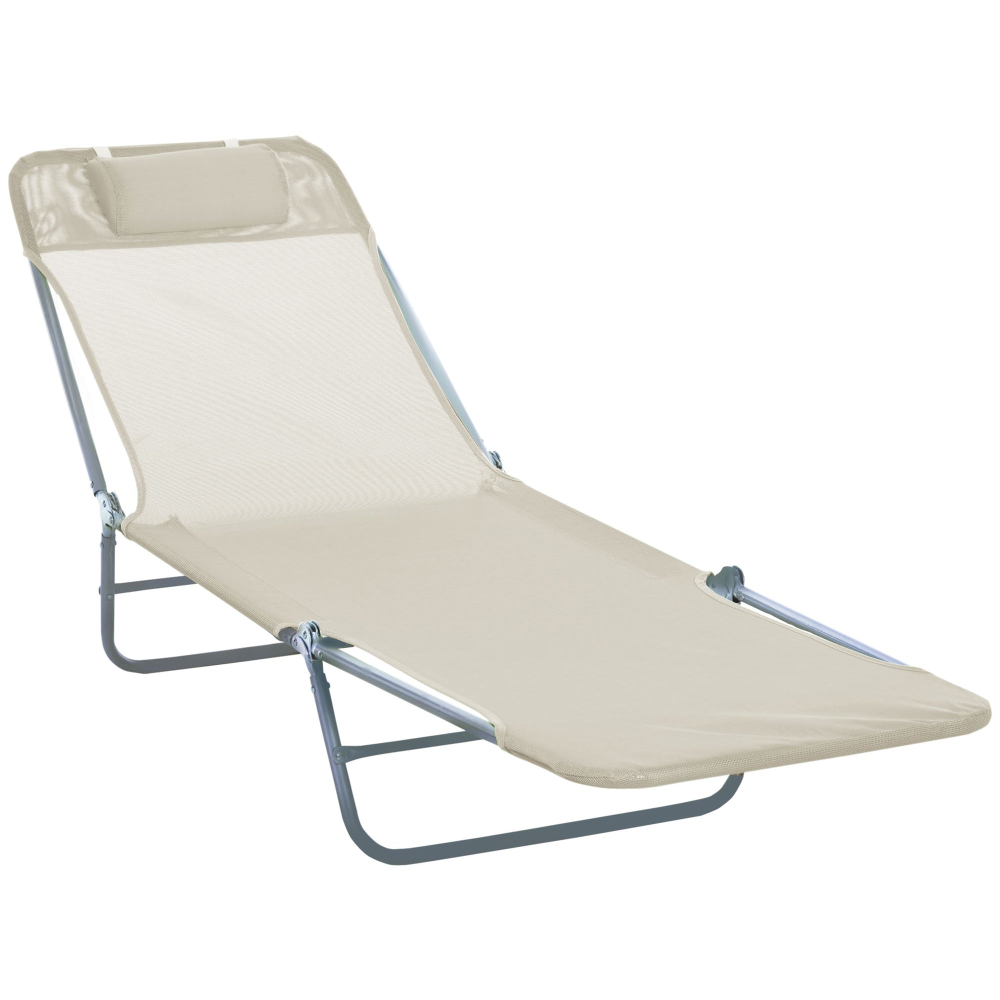Outsunny Sonnenliege Gartenliege Relaxliege 4 Farben Creme Archiv