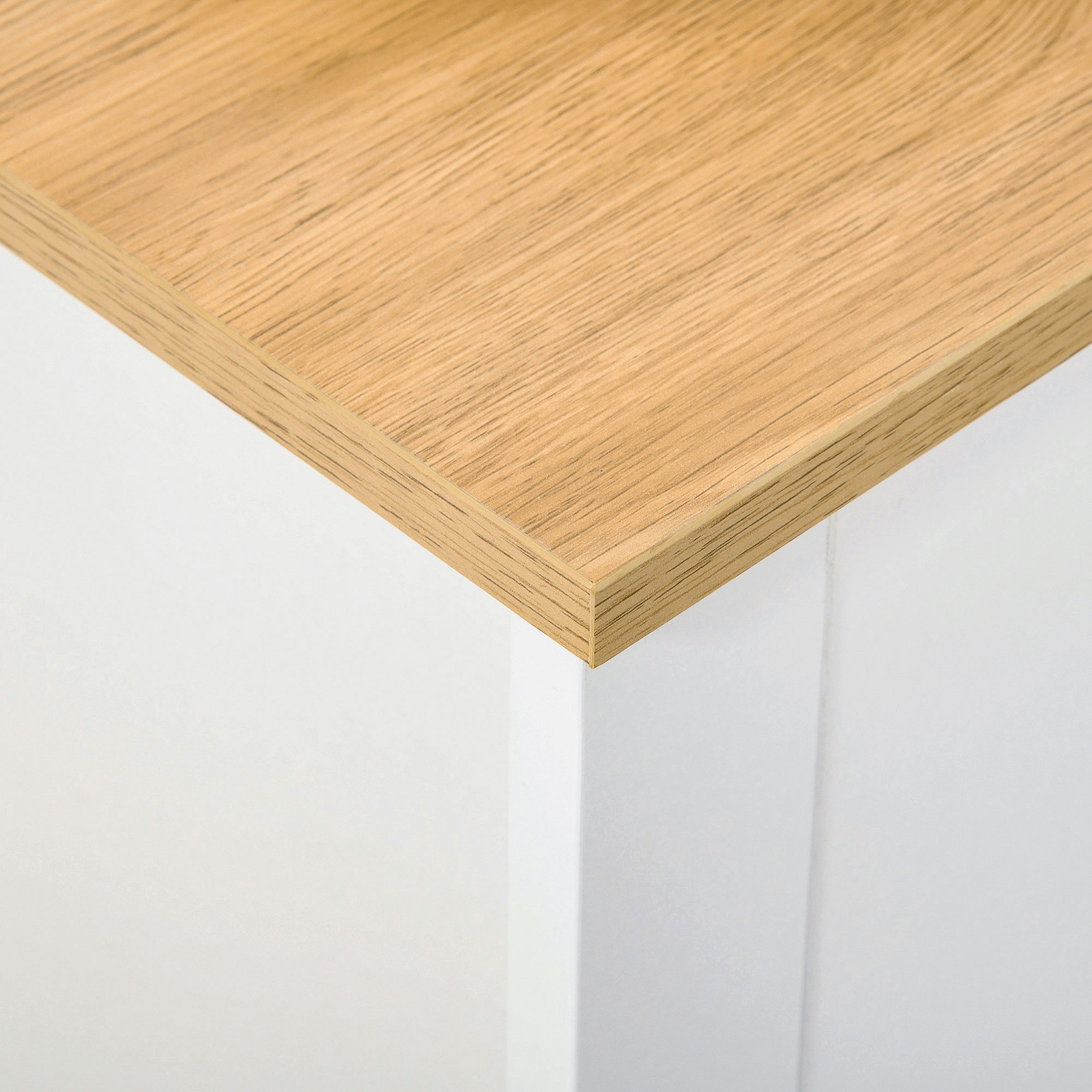 HOMCOM Schuhschrank Schruhregal Schuhaufbewahrung, 2 Fächer, 12 Paar Schuhe, 72 cm x 26 cm x 80 cm, Weiß + Braun