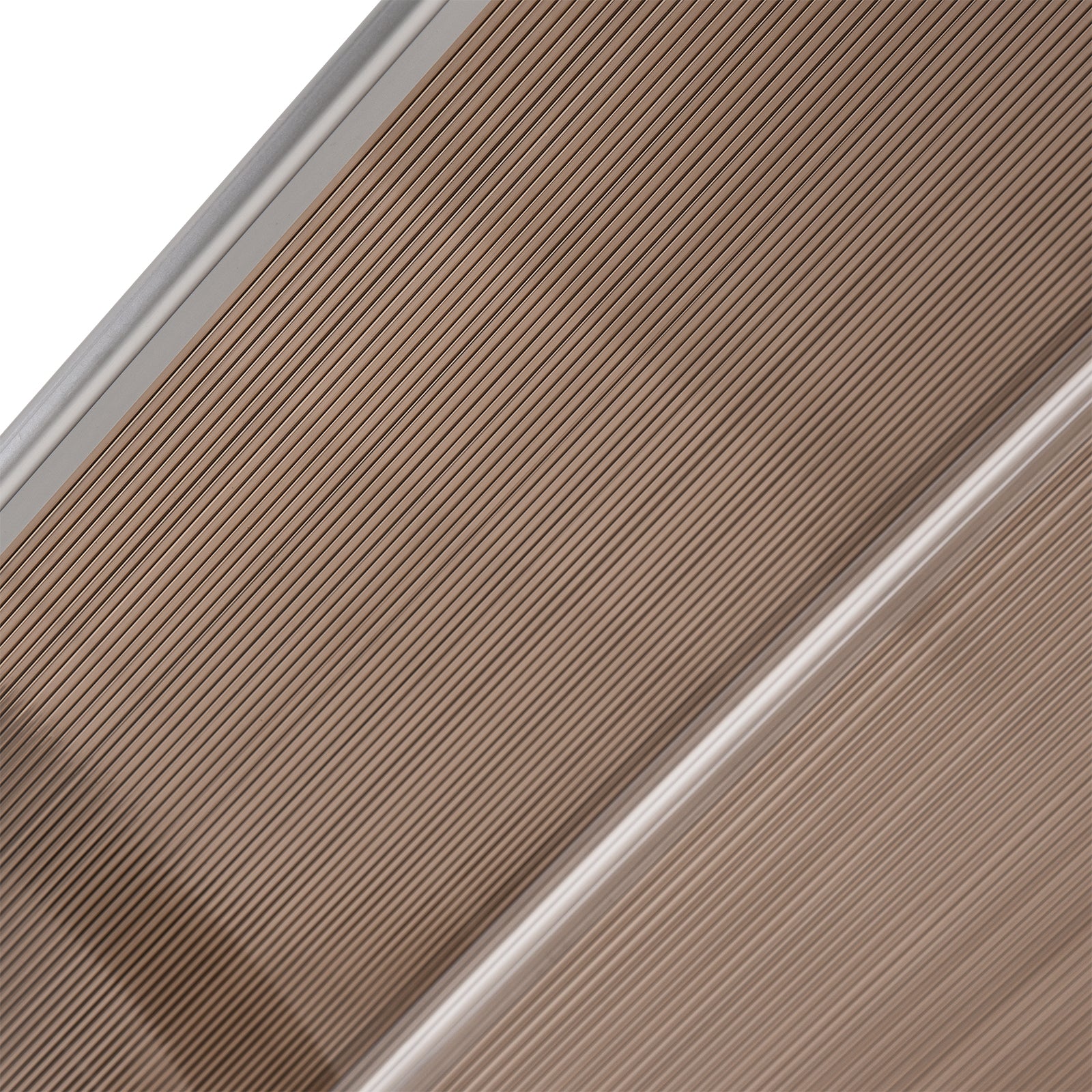 Outsunny Vordach Schutzdach. 75 x 195 x 23 cm, UV-Beständig, Wasserbeständig, Braun