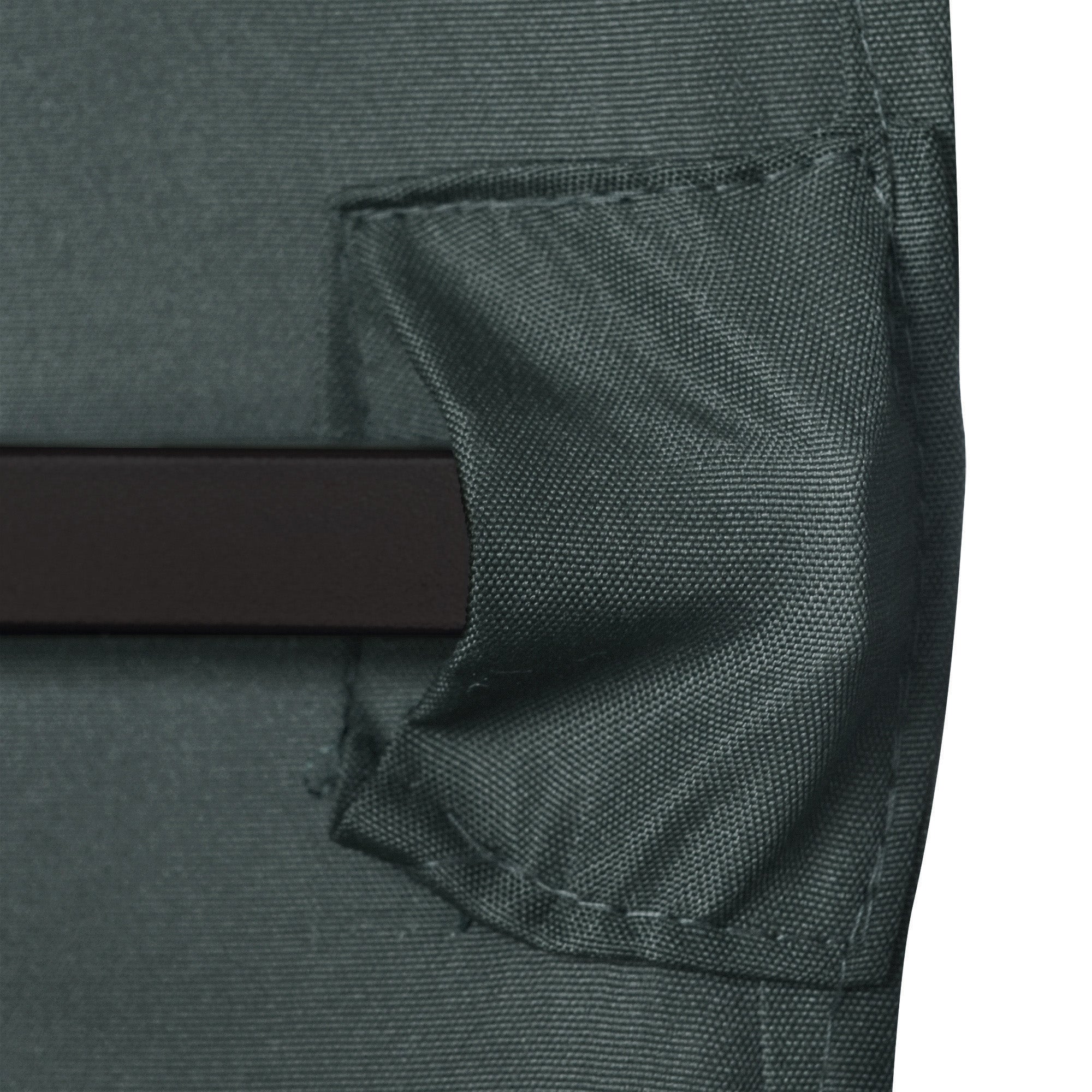 Outsunny Ersatzdach für Gartenpavillon, Polyester, 2,98 x 2,95 m, Dunkelgrau