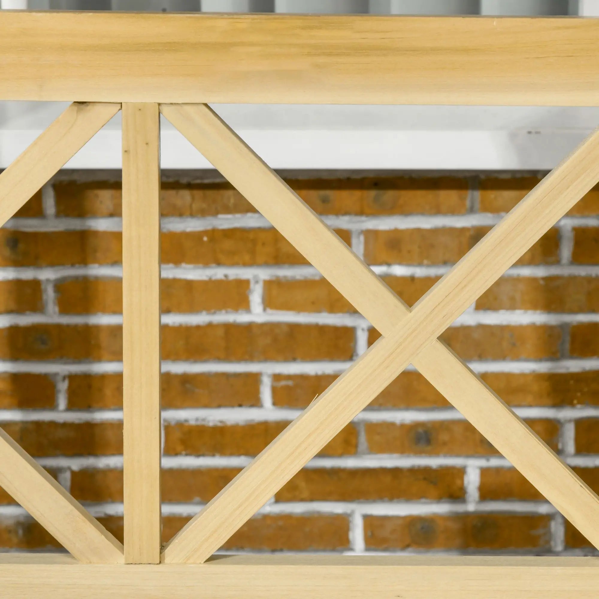 Outsunny Hollywoodschaukel Pergola höhenverstellbar Massivholz