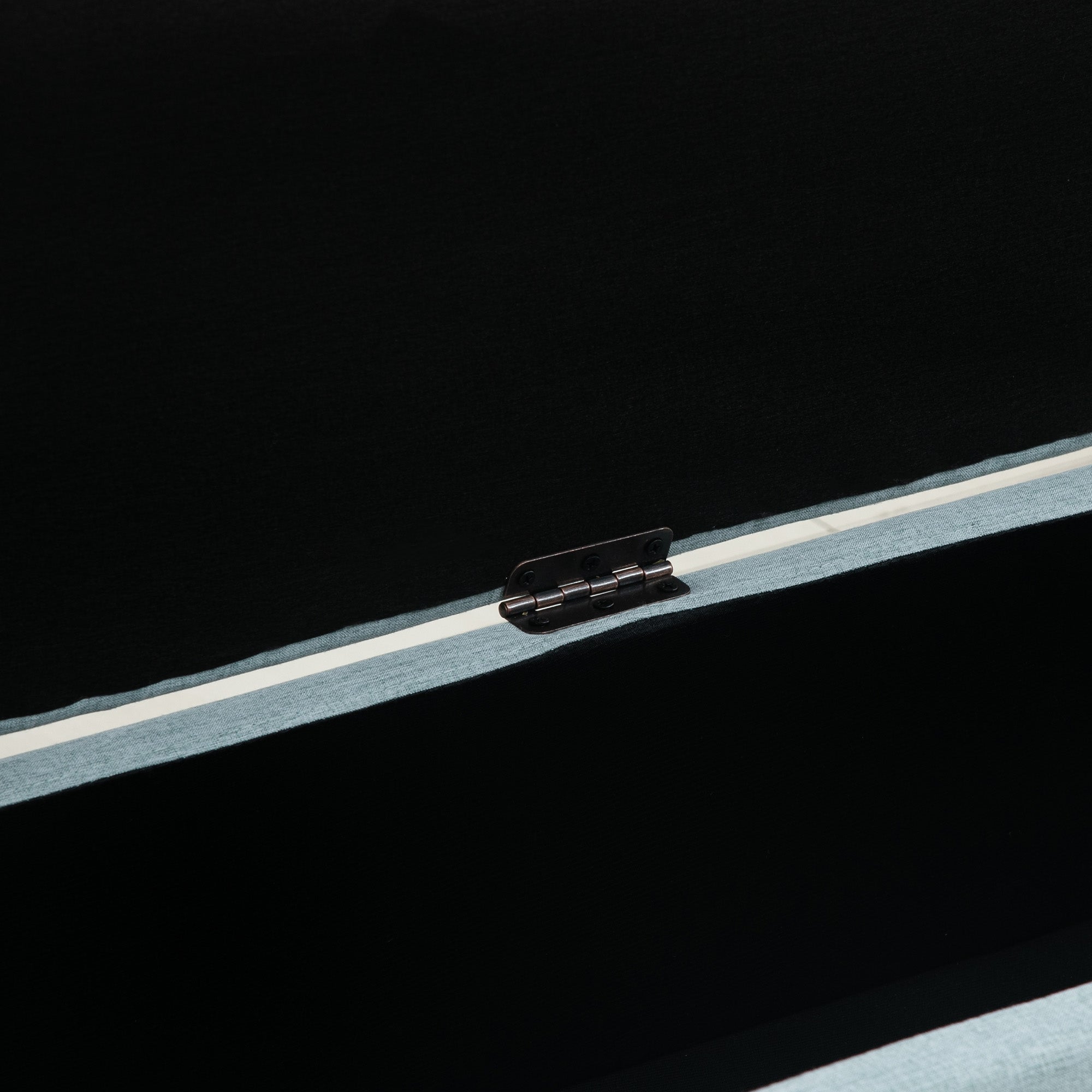 HOMCOM Sitzbank mit Stauraum Polsterbank mit Leinenoptik, Sitztruhe mit Holzbeine, Truhenbank für Wohnzimmer Schlafzimmer Flur 110 x 39 x 45 cm, Hellgrün