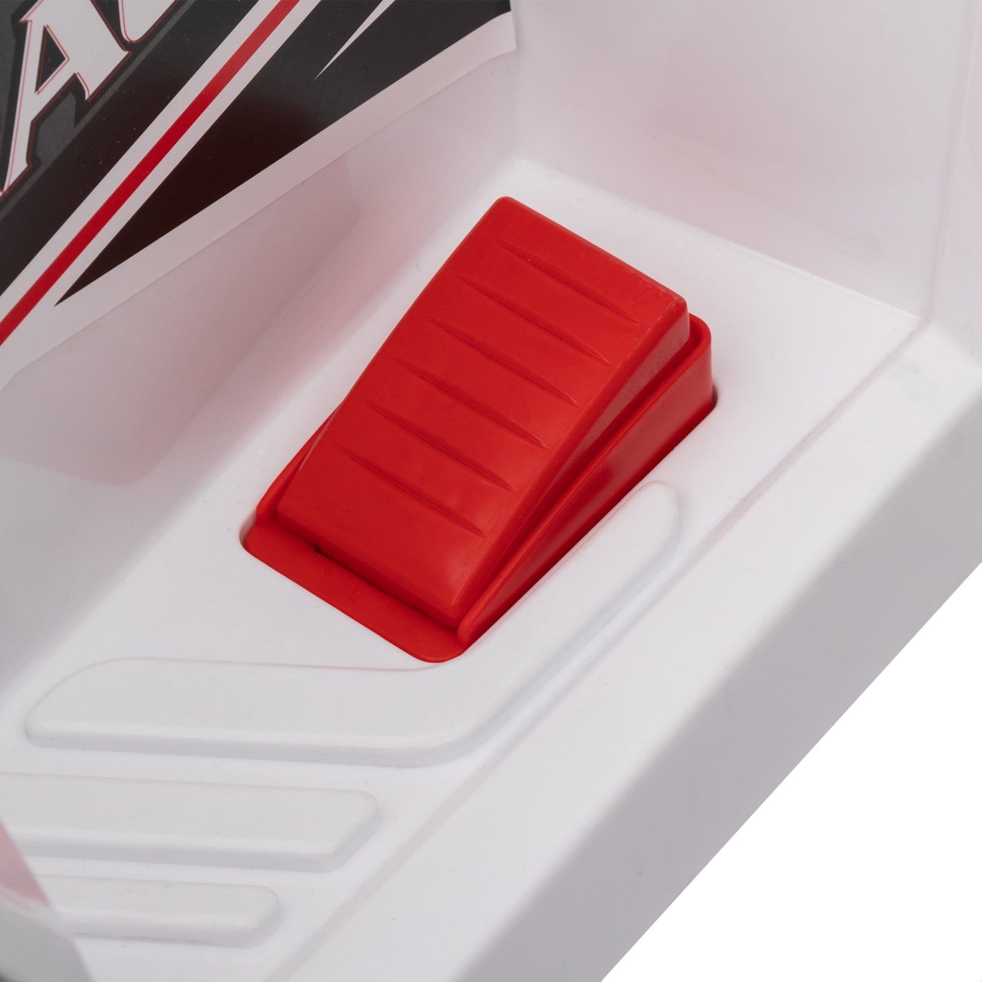 HOMCOM Elektro-Kinderquad, 2,5 km/h, Vorwärts- & Rückwärtsgang, für 18-36 Monate, Weiß