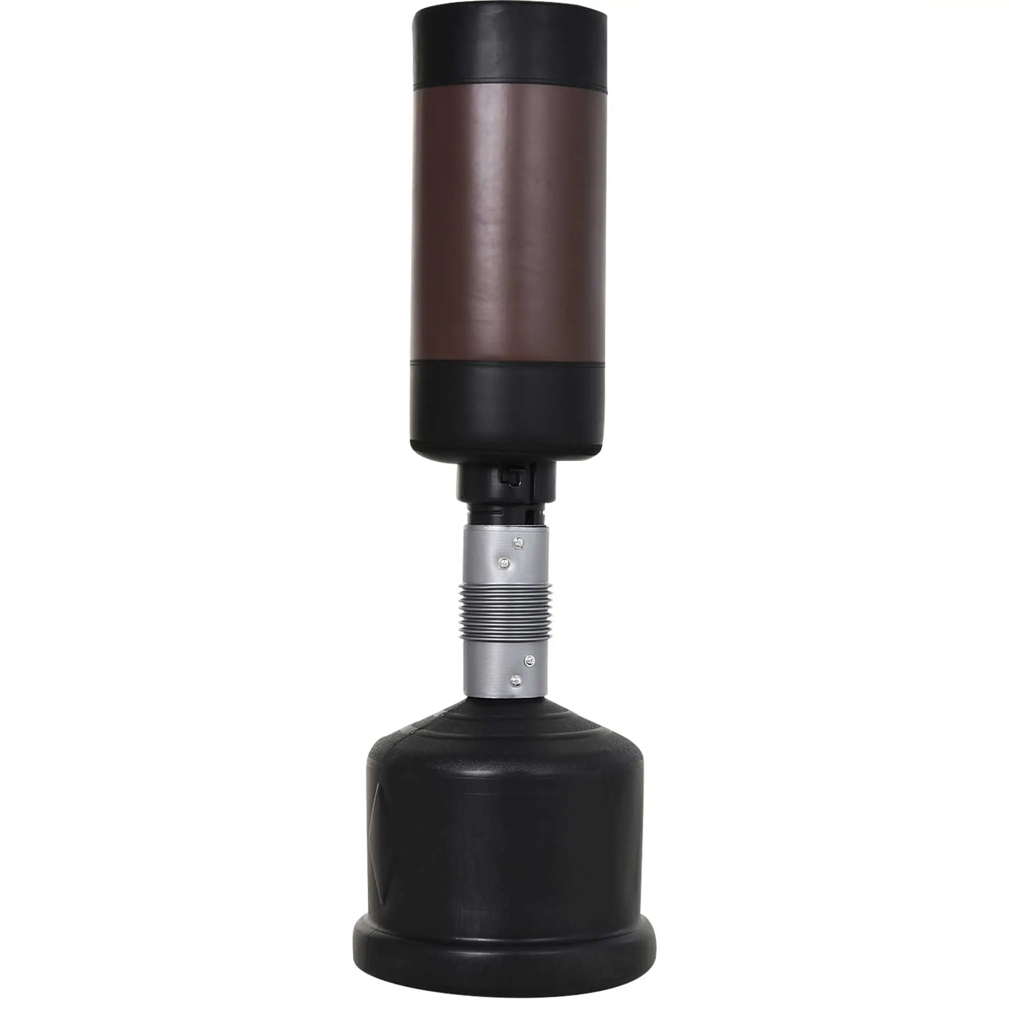 HOMCOM Standboxsack Boxpuppe Boxdummy DummyTraining Boxpartner Boxsack Box 158-186 cm Höhenverstellbar NEU Schwarz+Braun