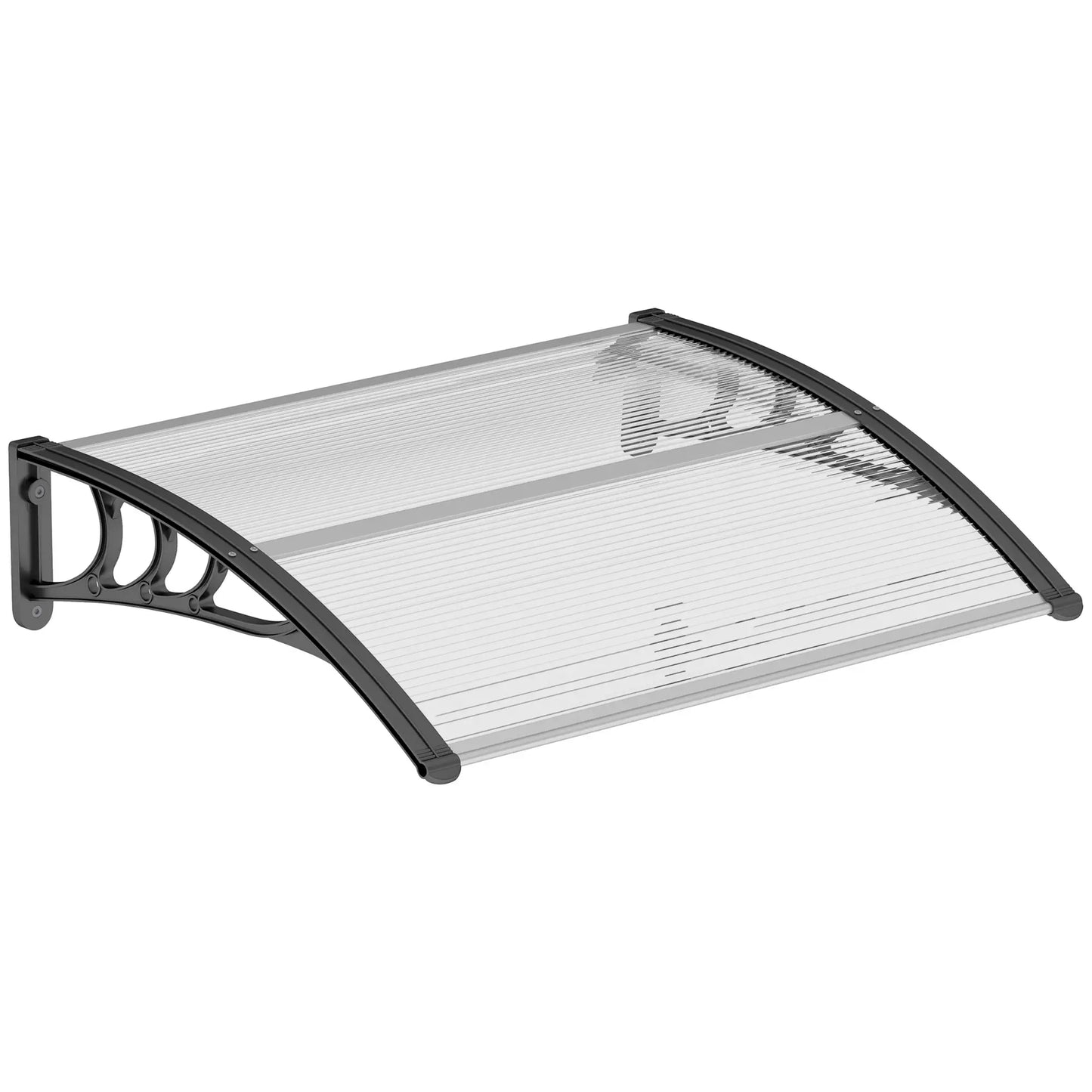 Outsunny Vordach Türvordach UV-beständig Polycarbonat