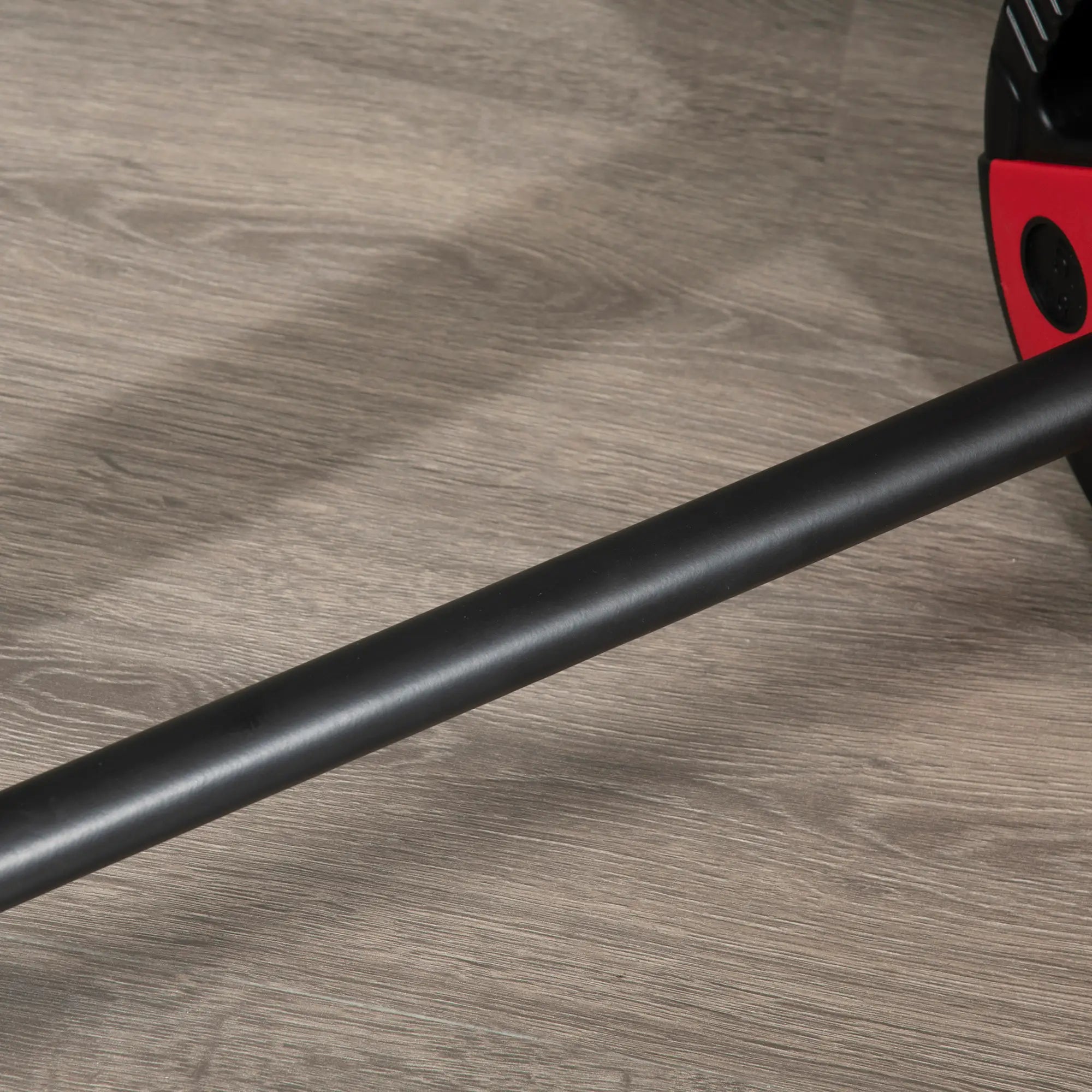 SPORTNOW Langhantel-Set 20 kg, inkl. 6 Hantelscheiben, 2 x 5kg, 2 x 2,5kg, 2 x 1,25kg, rutschfeste Stange, schwarz+rot