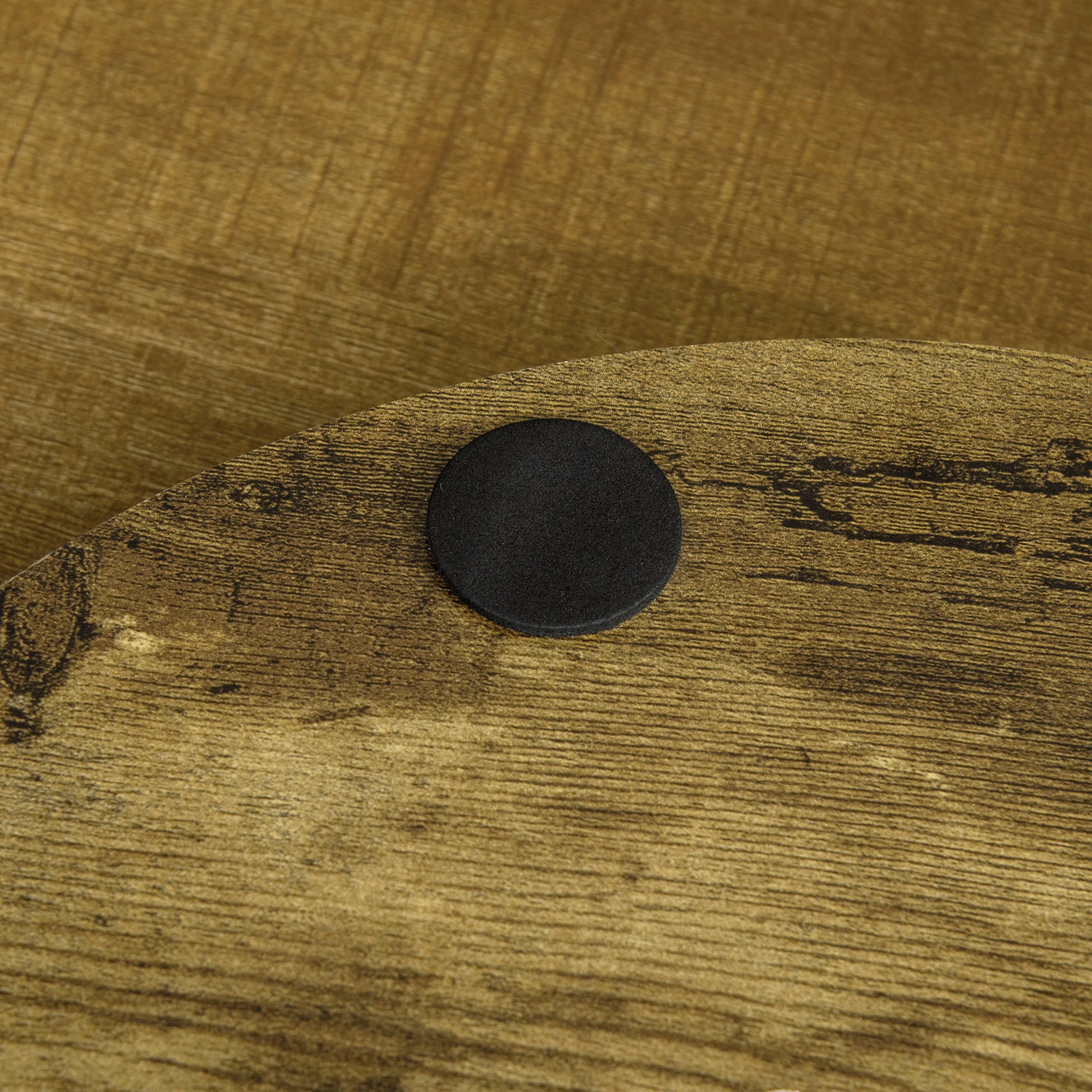 PawHut Kratzbrett inkl. Spielzeug, Kratzmatte, Katzenspielzeug, 40 cm x 40 cm x 4,5 cm, Natur