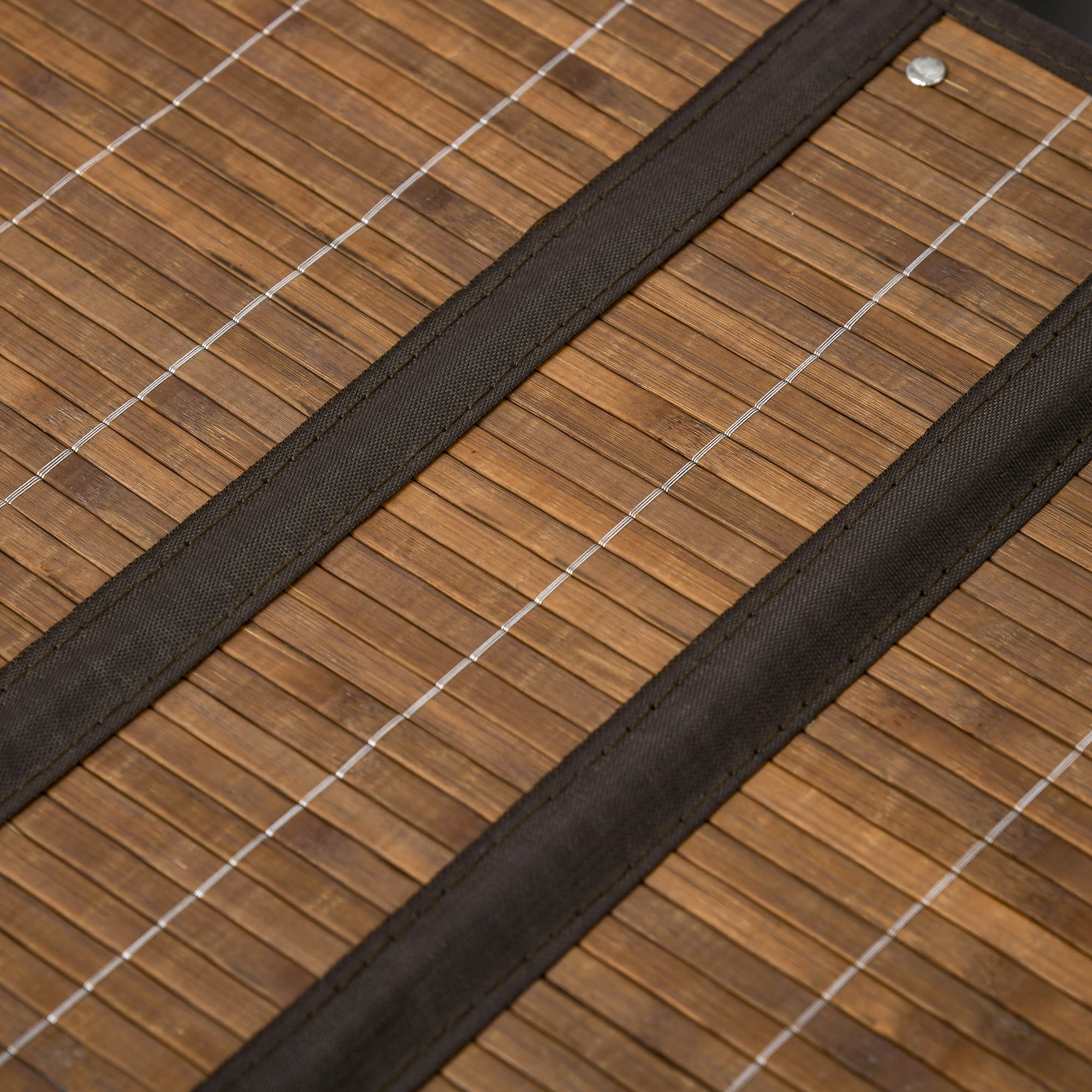 HOMCOM Wäschekorb Wäschesammler, 100L Fassungsvermögen, abnehmbarer Deckel, 38 cm x 38 cm x 57 cm, Braun