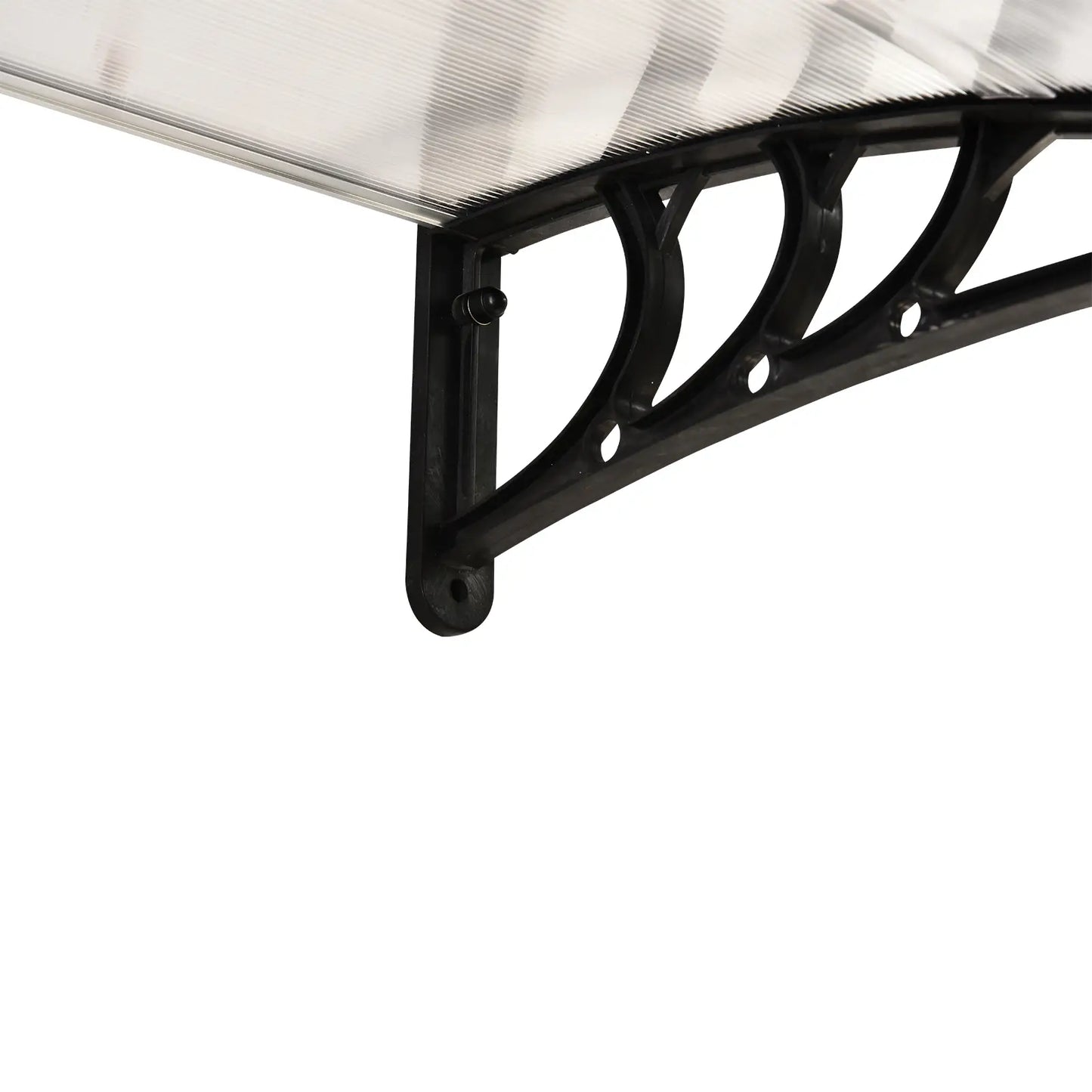 Outsunny Vordach Haustür Überdachung UV-beständig Polycarbonat