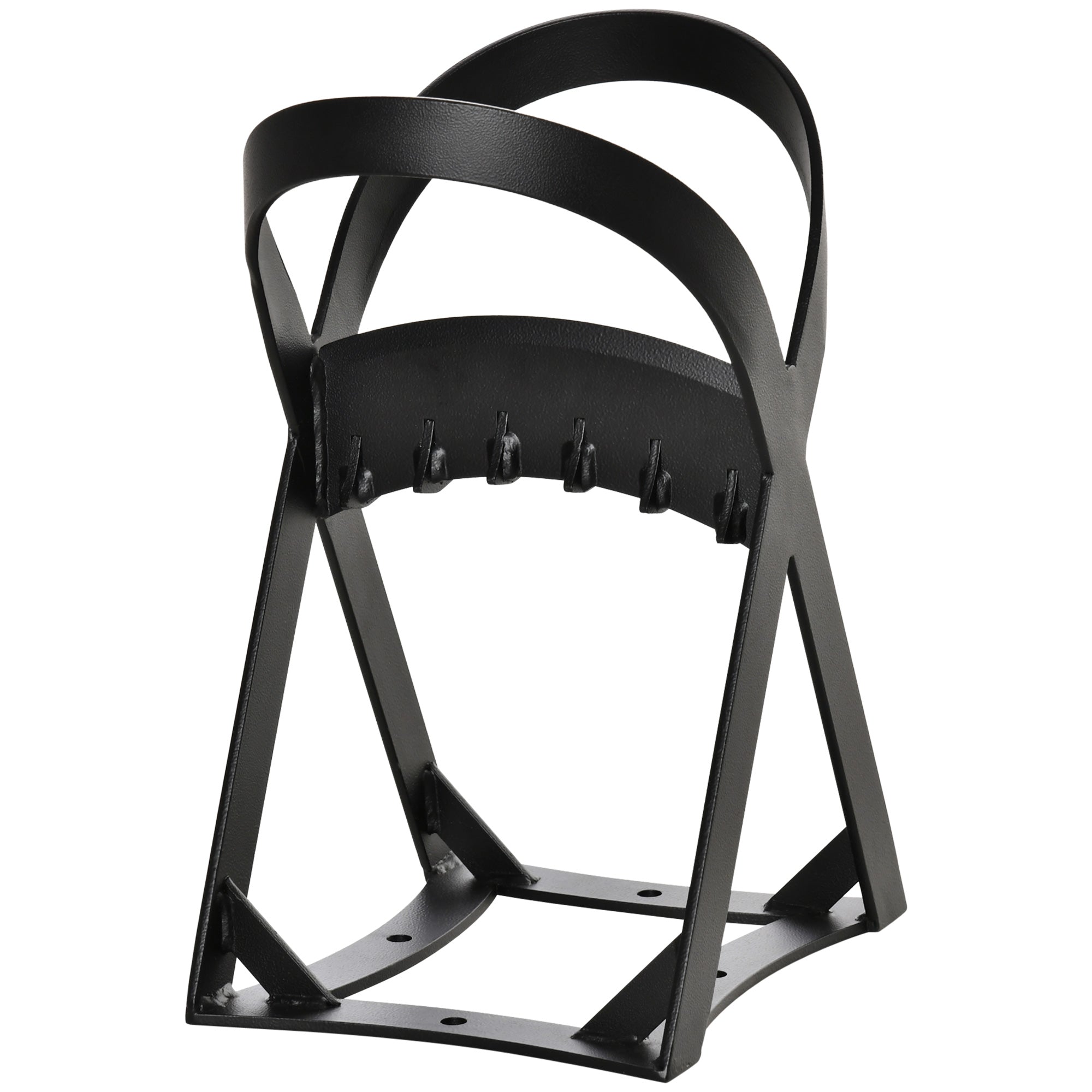 Outsunny Manueller Holzspalter aus Karbonstahl Brennholzspalter schnelles Brennholzspaltwerkzeug leicht zu bedienen für Campen Outdoor Schwarz 24,4 x 20,8 x 37,4 cm