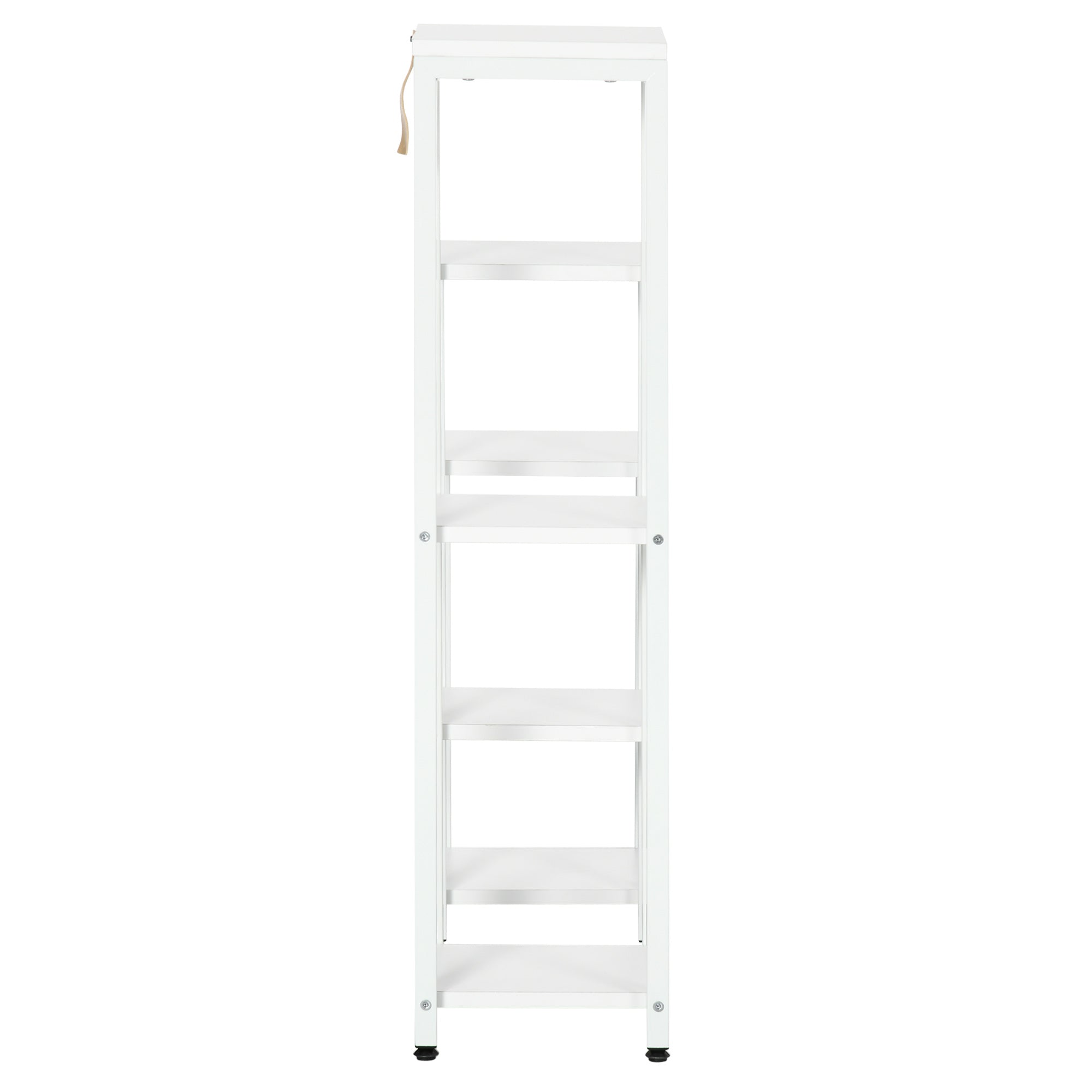 Outsunny Blumenständer, Pflanzenständer, 7 Ebenen, für Innen- und Außenbereiche, Stahl, weiß, 65 x 23 x 94,5cm