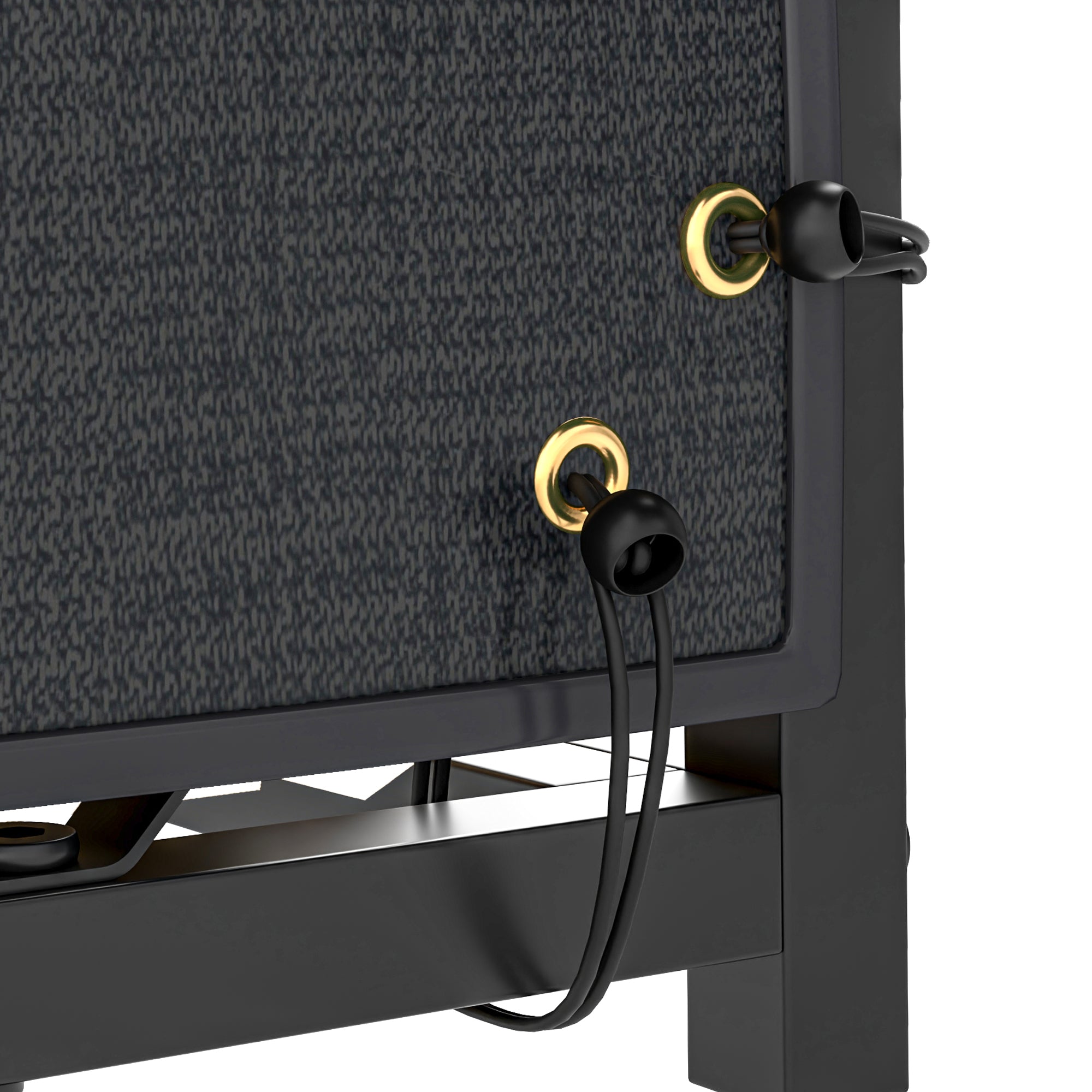 Outsunny Abdeckung für Brennholzregal, 2er-Set, wetterfest & staubdicht, 174x173 & 174x161,5, Schwarz