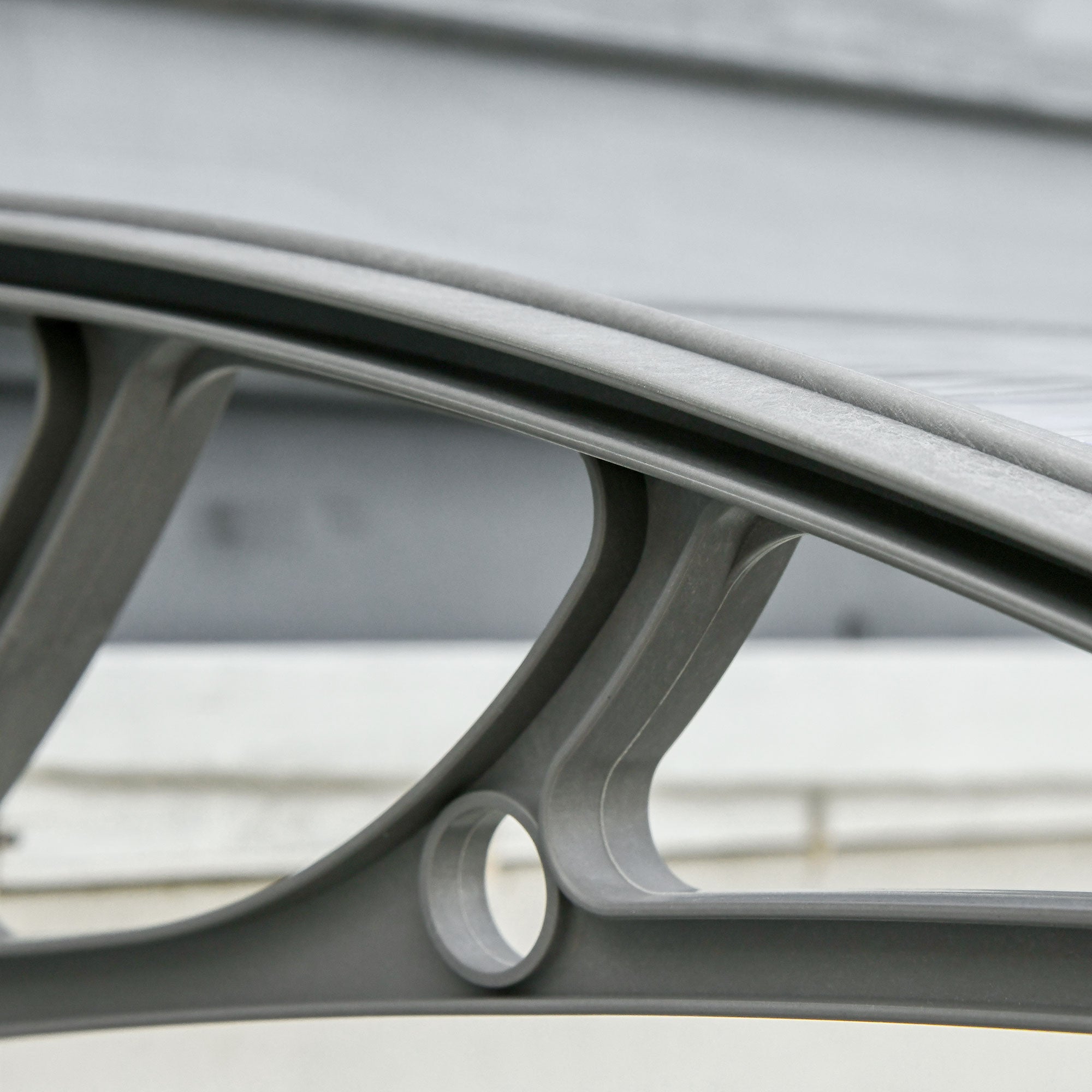 Outsunny Vordach, Haustürvordach, Überdachung für Eingänge und Fenster, 100L x 75B x 23H cm, Silber