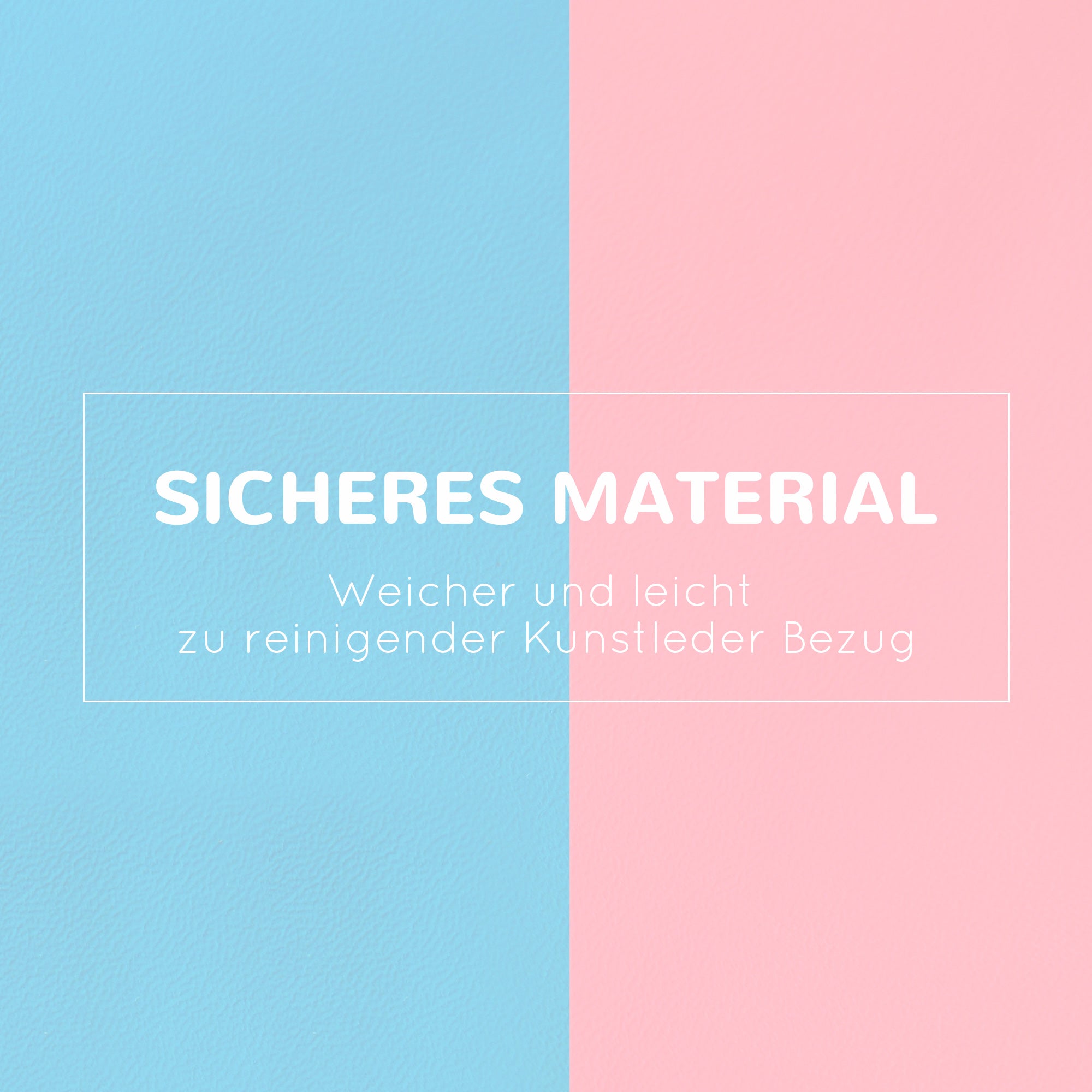 HOMCOM Kletter- und Rutschspielzeug für Kinder, fördert Motorik, Kunstleder, EPE-Schaum, 86x49x47 cm, Rosa+Blau