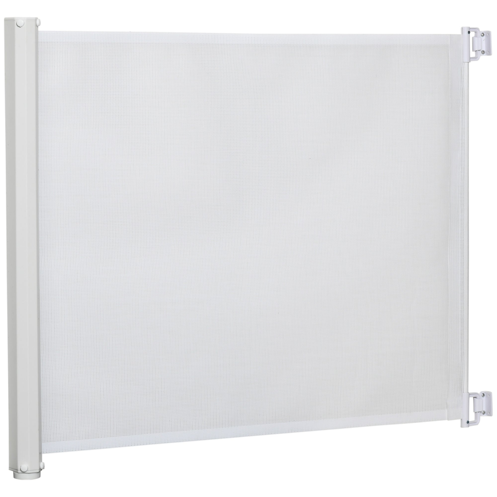 PawHut Treppenschutzgitter 115x82,5 cm Weiß für Kinder & Tiere