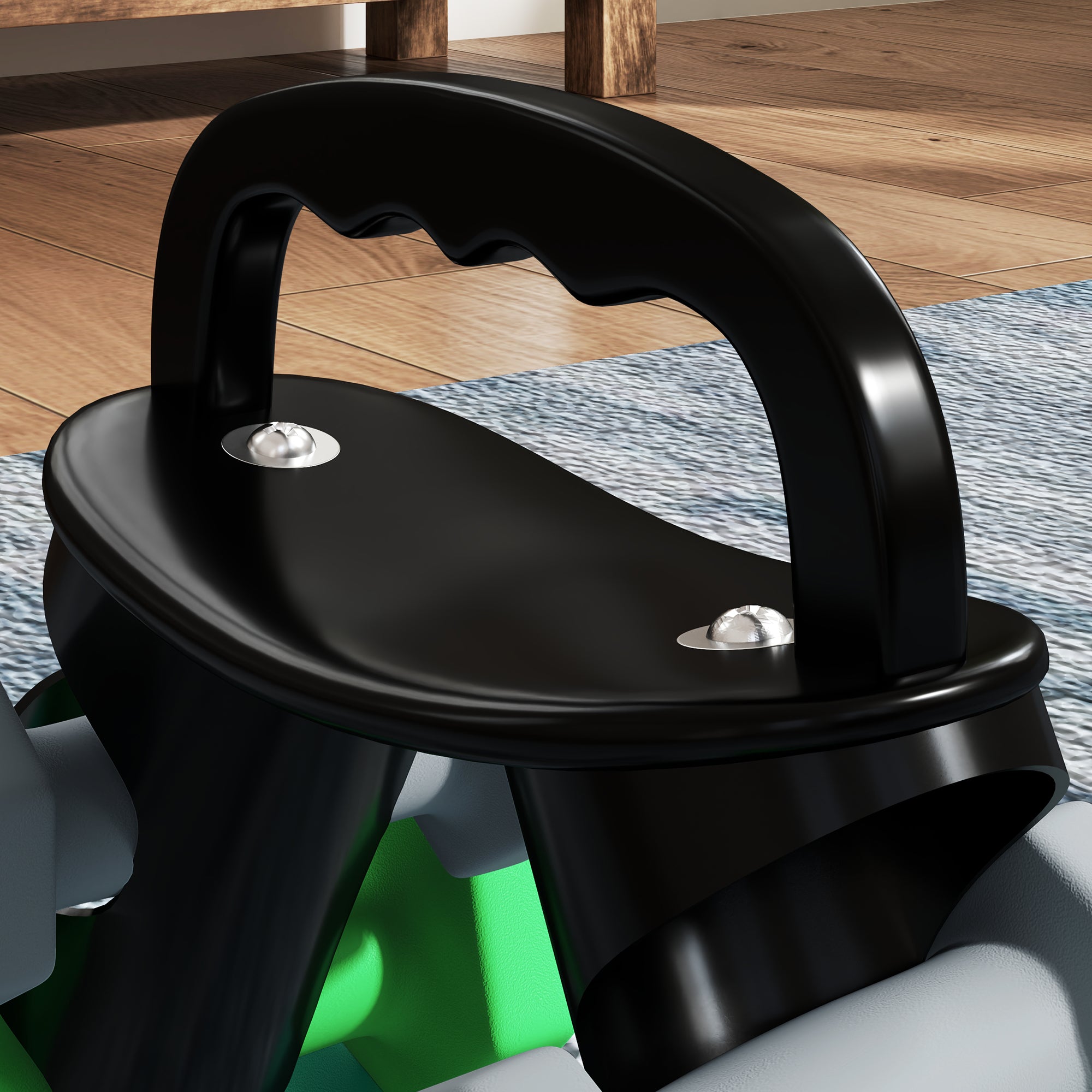 SPORTNOW Hantelset mit Aufbewahrungsgestell, Set mit 6 Hanteln für Fitness-Training, 2 x 3kg, 2 x 4kg, 2 x 5kg