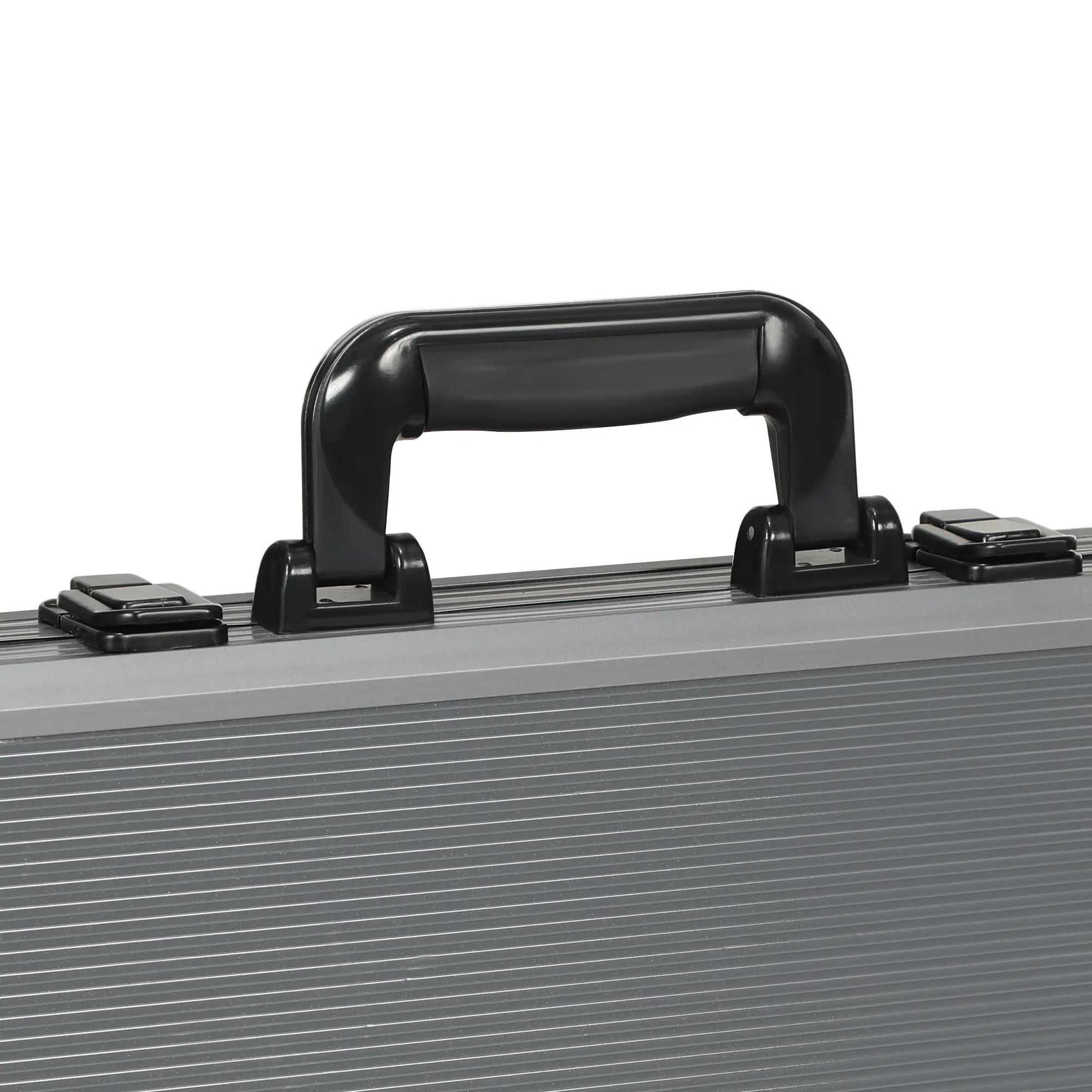 SPORTNOW Poker-Set, Pokerkoffer, 400 Chips, 2 Kartendecks, 5 Würfel, Dealer-Scheibe, Unterlage