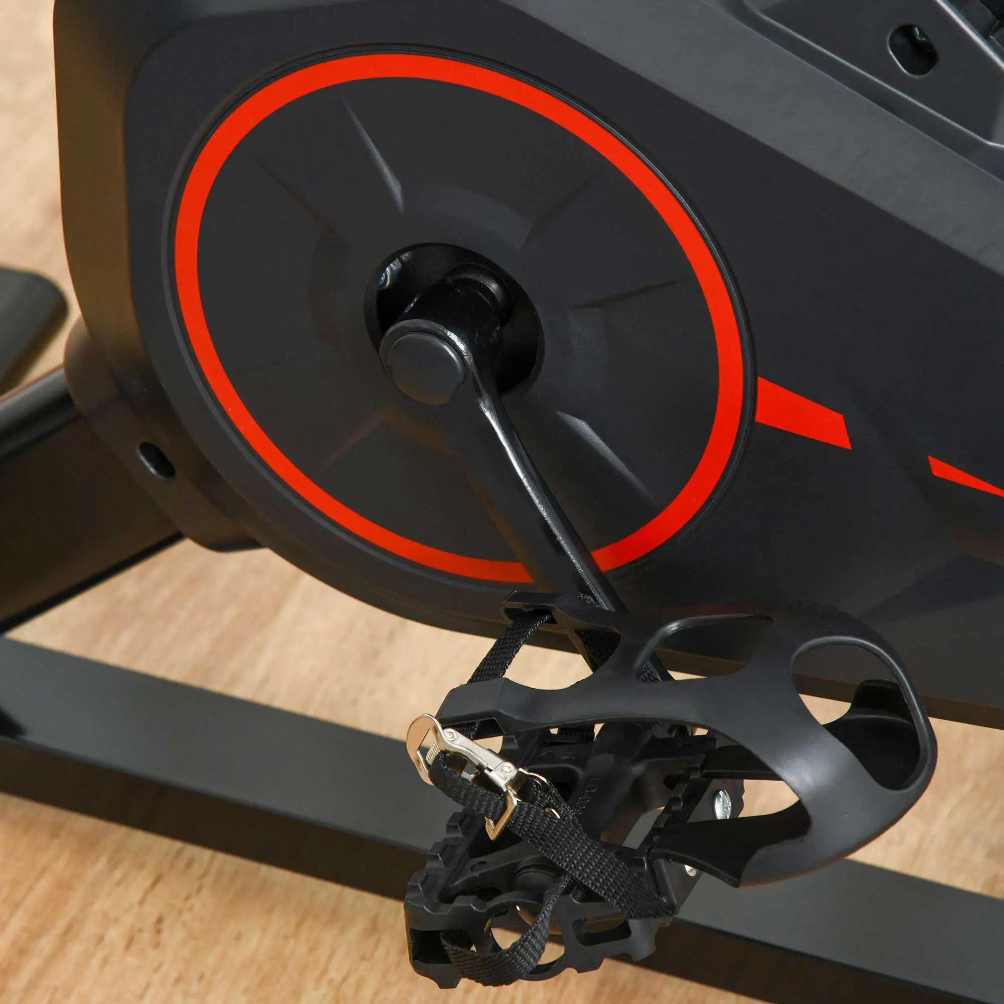 HOMCOM Indoor Cycling Bike Trainer Home Gym Fahrradtrainer Fitnessfahrrad 85 x 46 x 114 cm