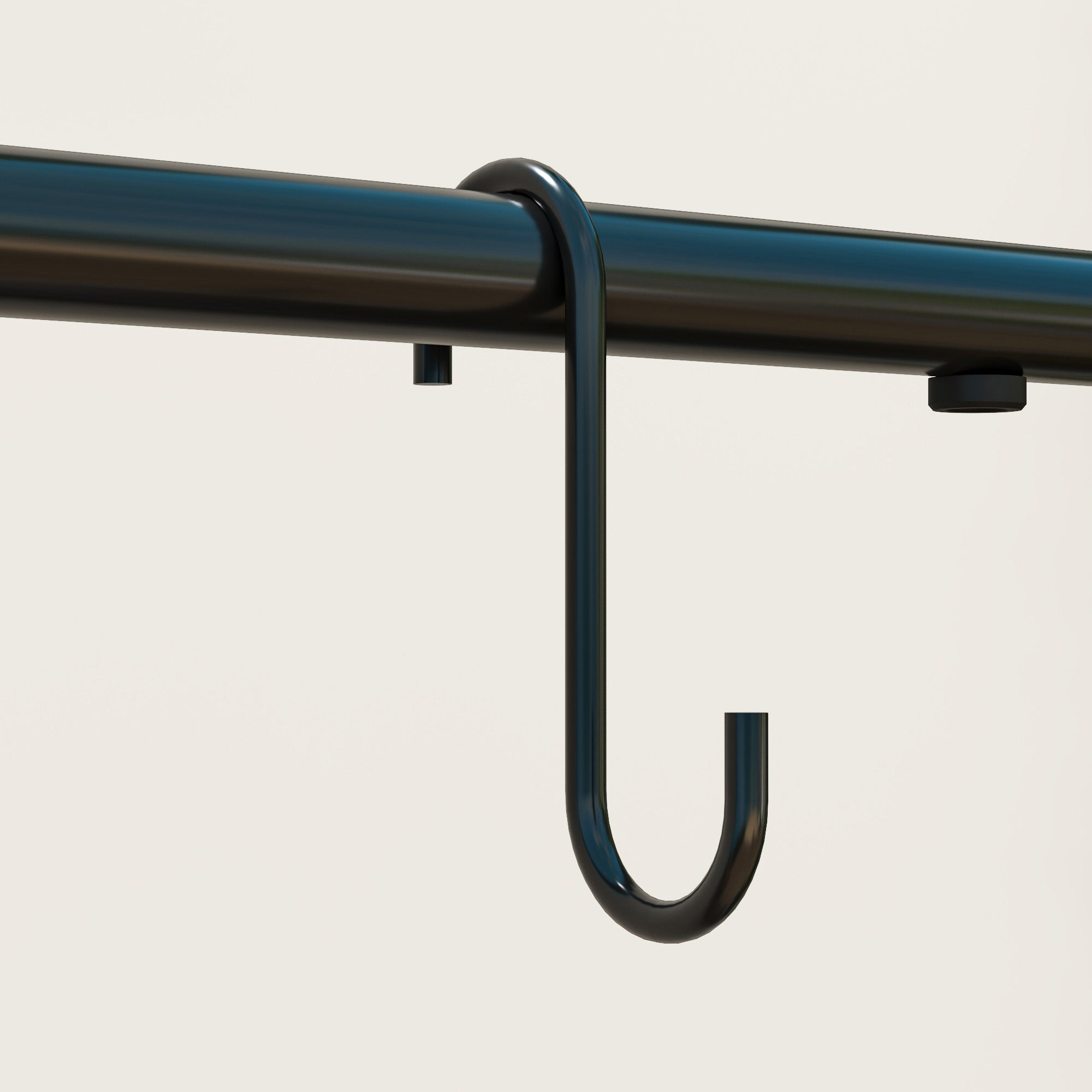 Outsunny Blumenregal, 3-stufiges Pflanzenregal mit Hängehaken, Metallregal für Blumentöpfe, Indoor- und Outdoor-tauglich, Schwarz