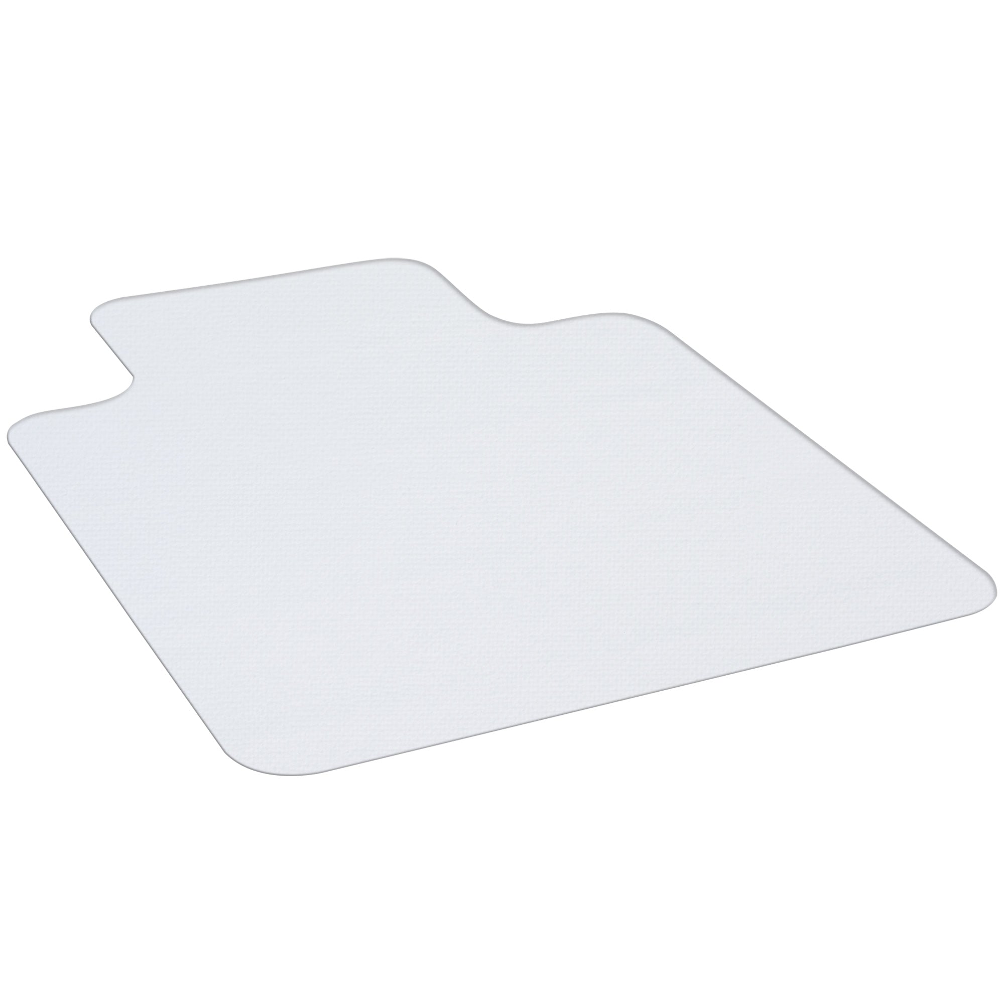 HOMCOM Stuhlunterlage für Hartböden, 90 x 120 cm, rutschfest, transparent Bodenmatten zum Schutz von Holz und Fliesen, für Büro und Zuhause