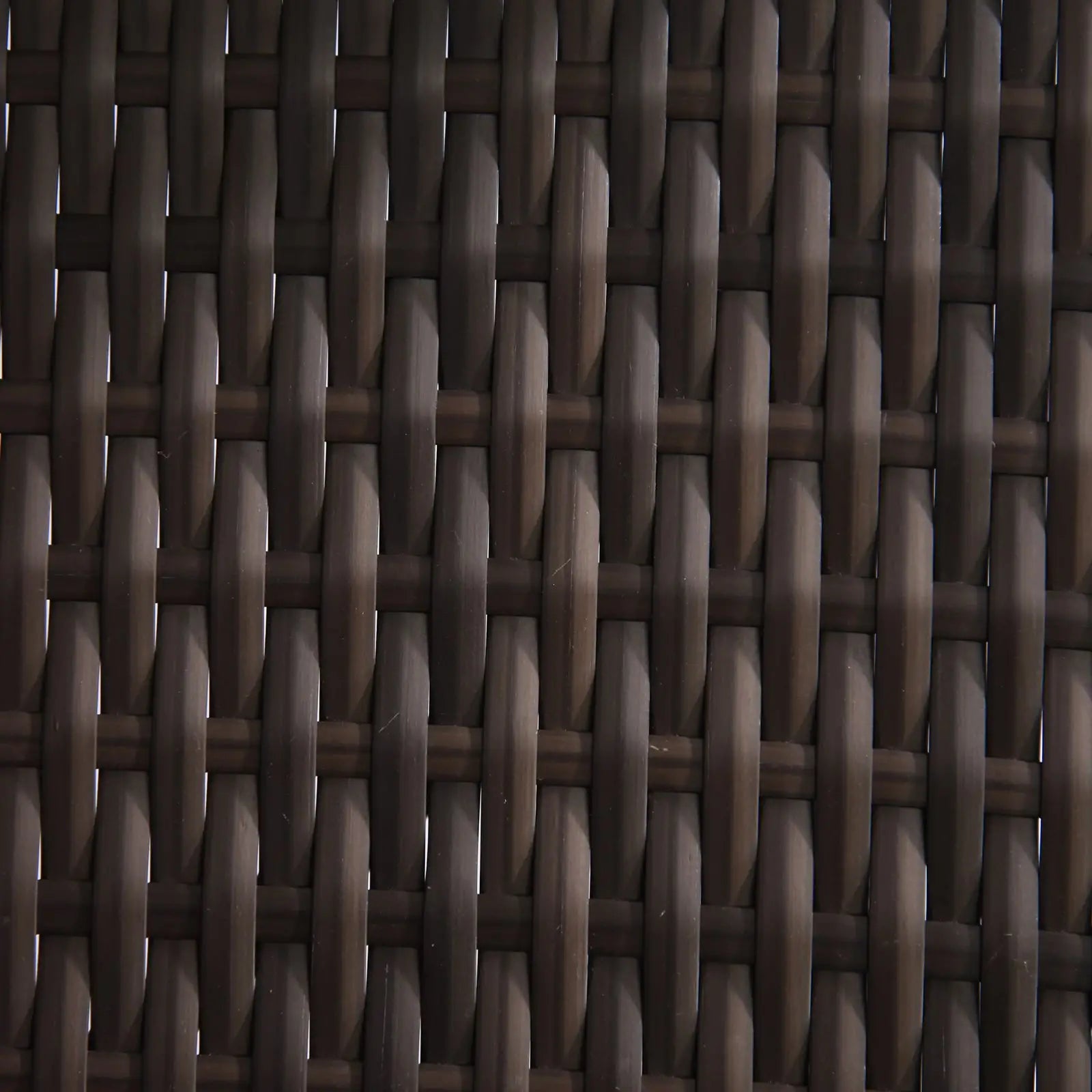 Outsunny Gartenbank 2-Sitzer mit Tisch Polyrattan Outdoor