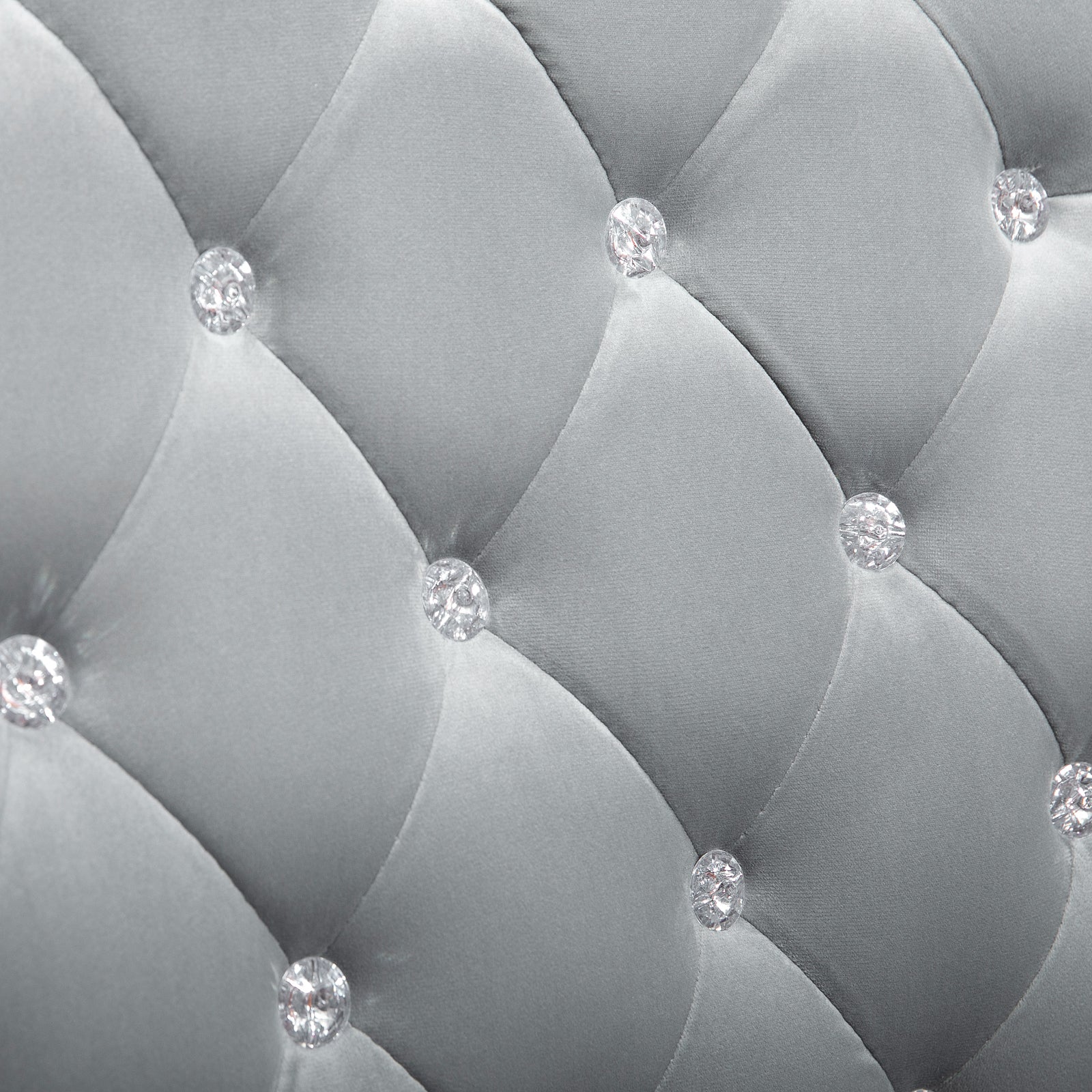 Vinsetto Bürostuhl, Ergonomisch Schreibtischstuhl mit Armlehne, Gepolsterter Rückenlehne, Höhenverstellbar Computerstuhl mit Velvetoptik, Drehstuhl für Home Office, Grau