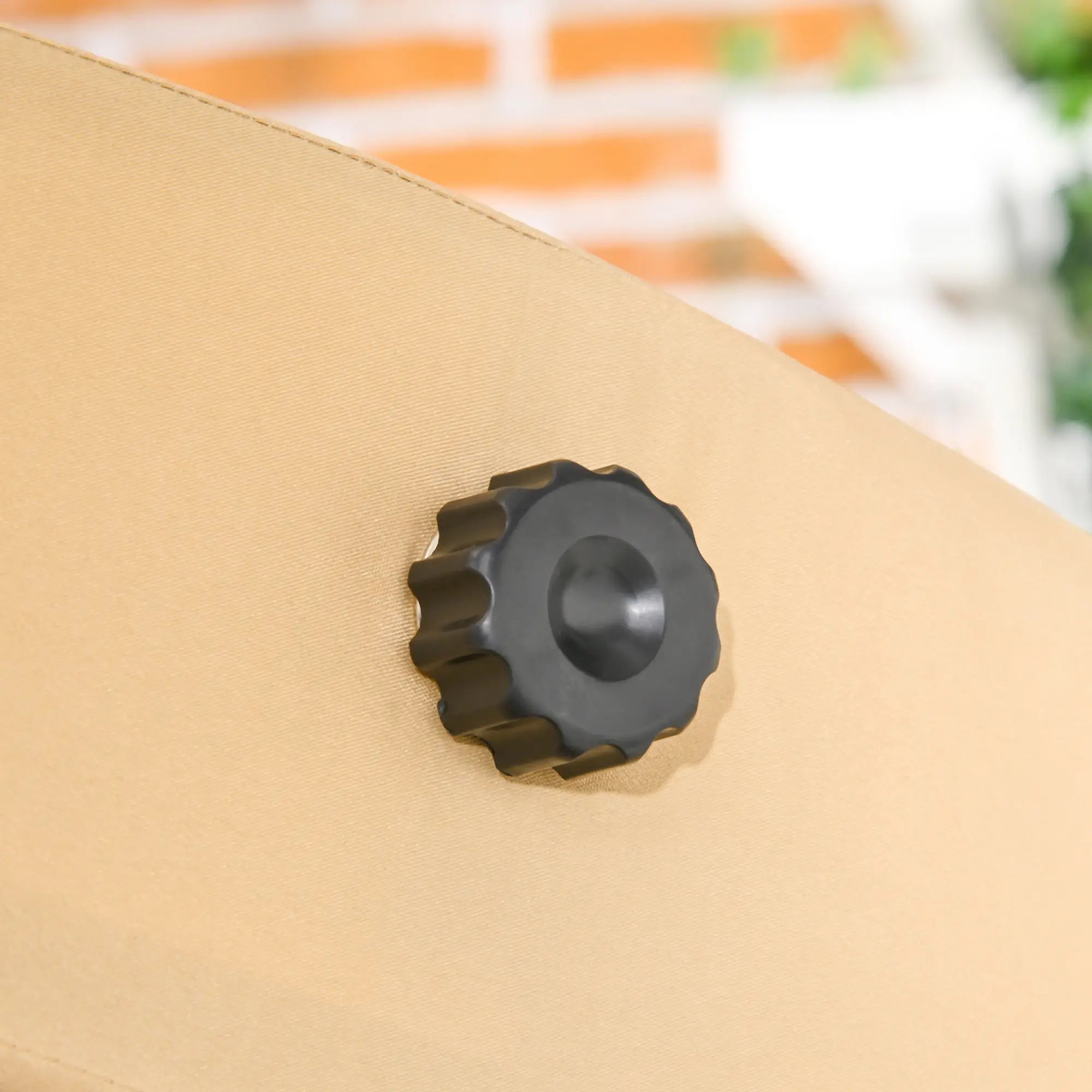 Outsunny Hollywoodschaukel 2-Sitzer mit verstellbarem Sonnendach