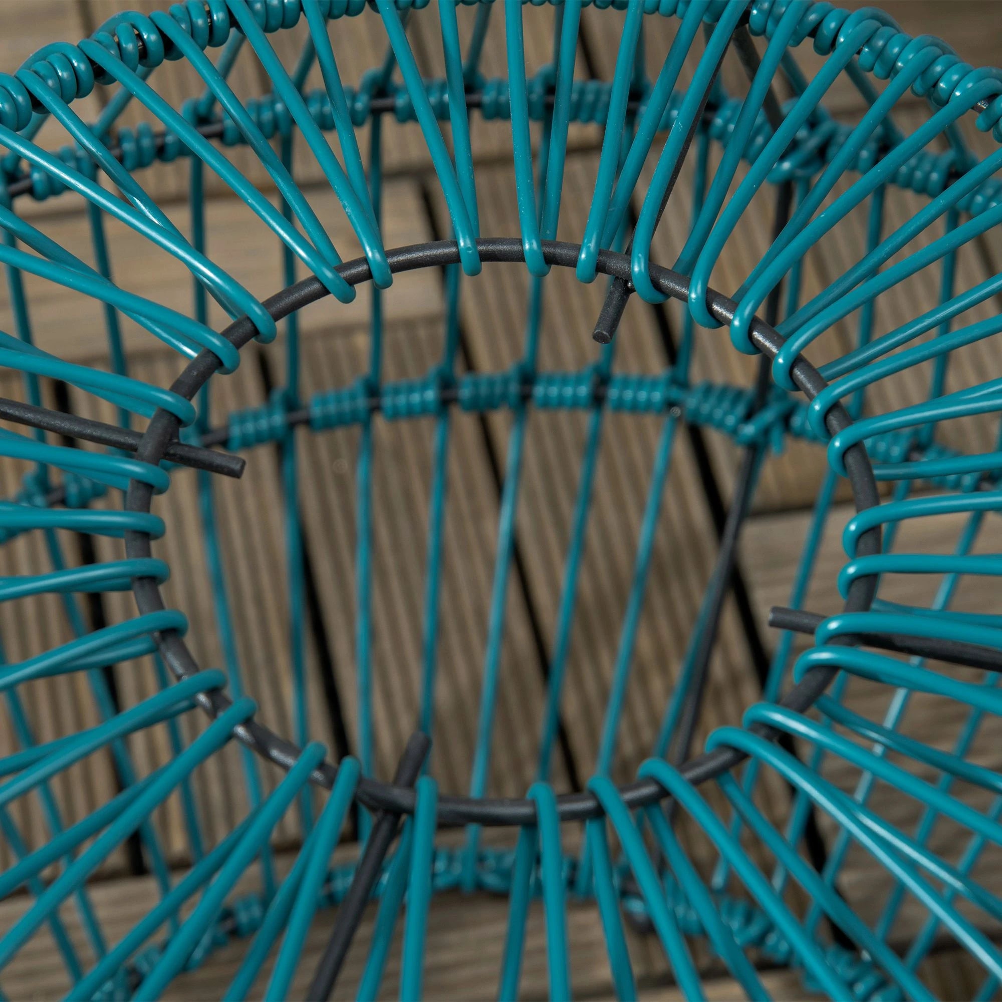 Outsunny Solar Außenleuchte Gartenbeleuchtung Gittergehäuse LED