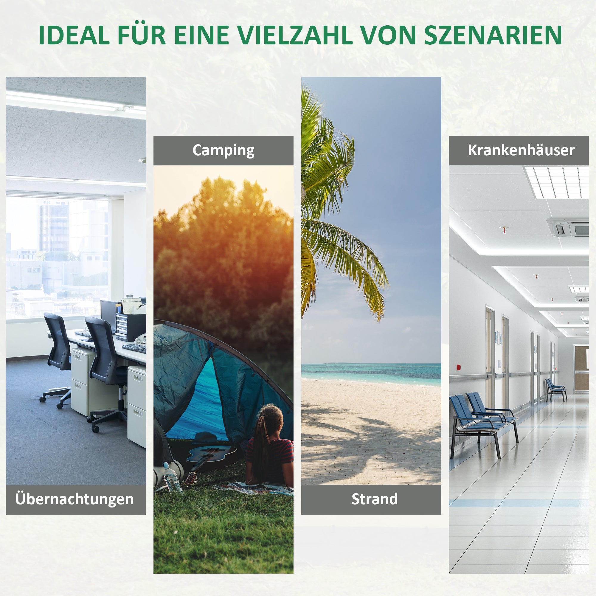 Outsunny Campingbett Feldbett Klappbett klappbar mit Seitentasche Getränkehalter bis 136 kg belastbar Stahl Oxford Grün+Schwarz 190 x 65 x 40 cm