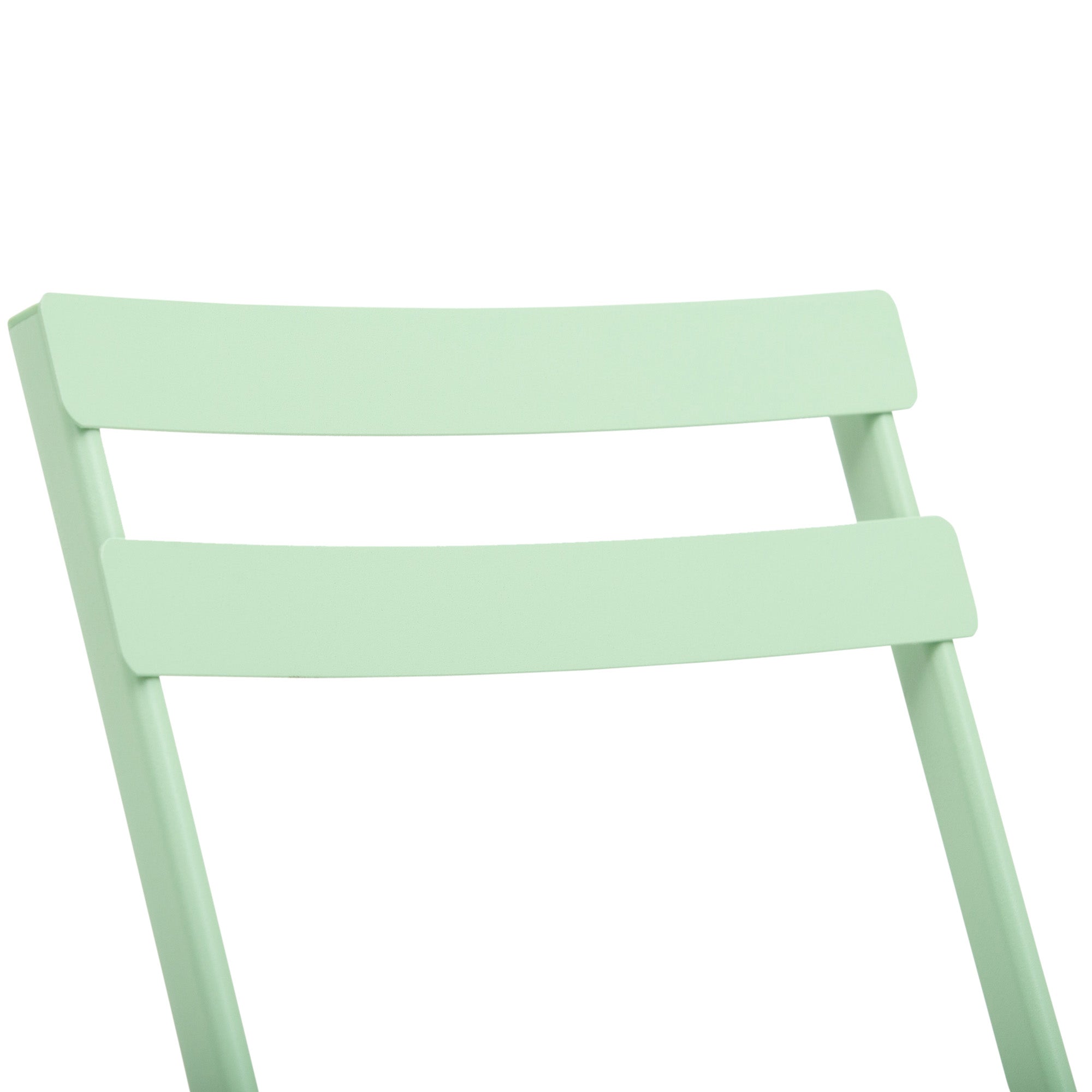 Outsunny Gartenset für 2 Personen Garnitur Balkonmöbel Set Bistrotisch mit 2 Stühlen für Hof Garten klappbar Grün