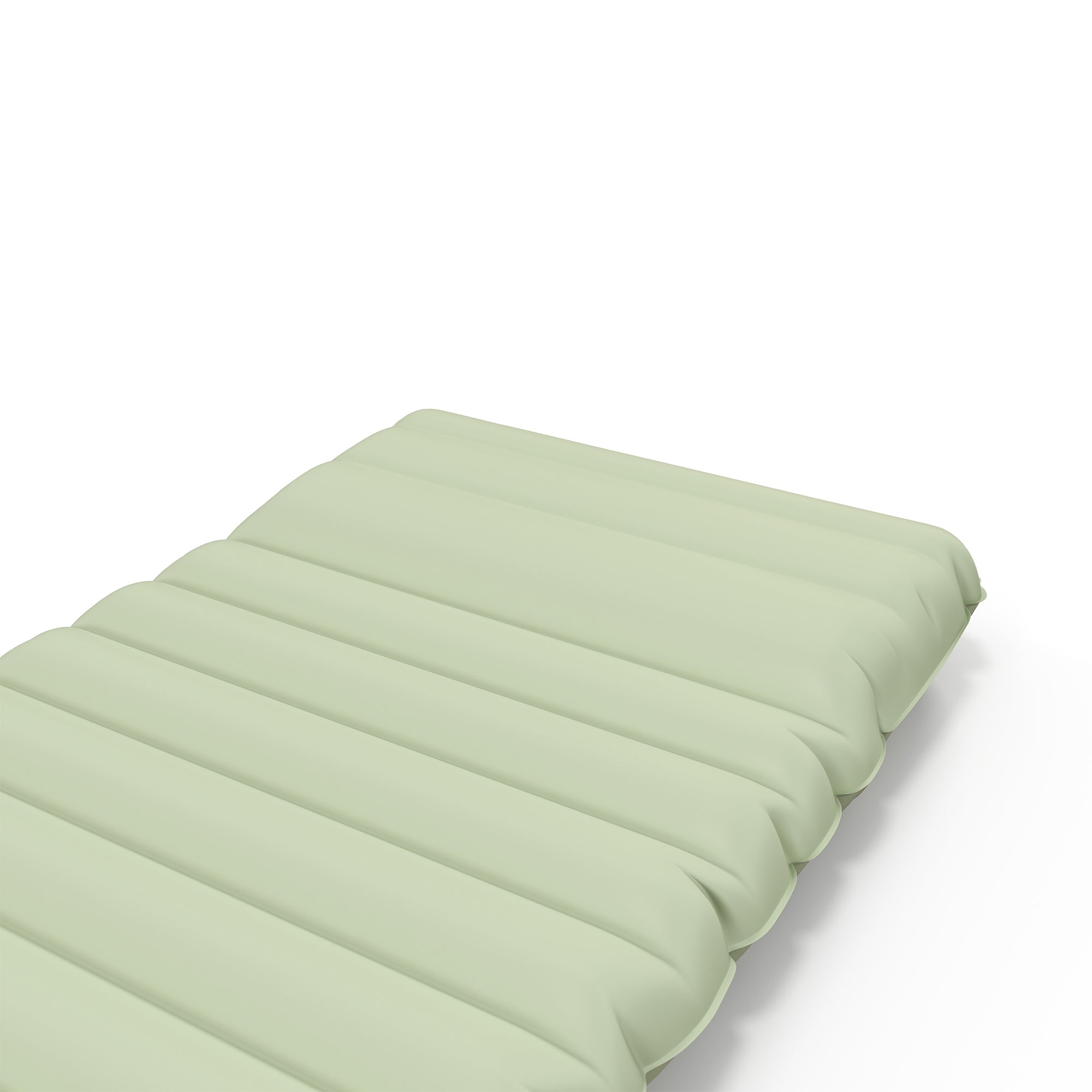 Outsunny Luftmatratze, Campingmatte, wasserabweisend, reißfest, mit Fußpumpe, Nylon, 200L x 60B x 10H cm, Grün