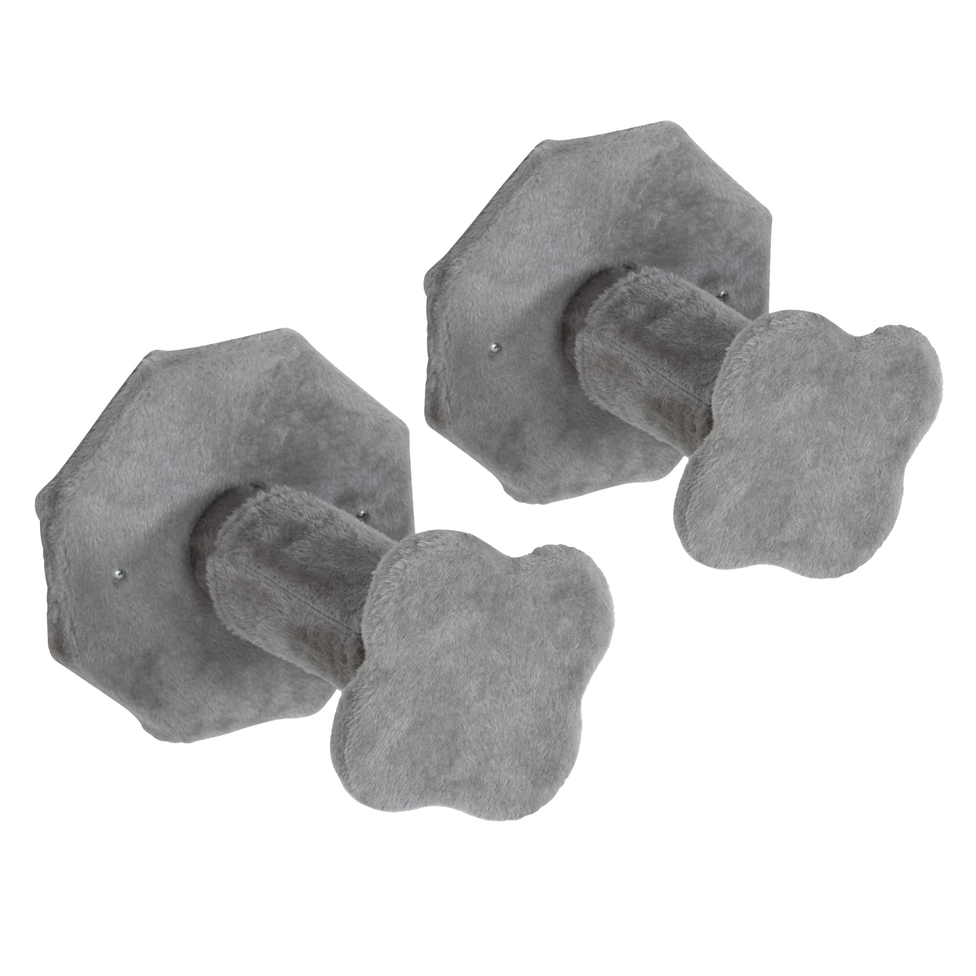 PawHut Katzen Kletterwand, inkl. Katzenhaus, Leitern, Spielball, platzsparend, Hellgrau