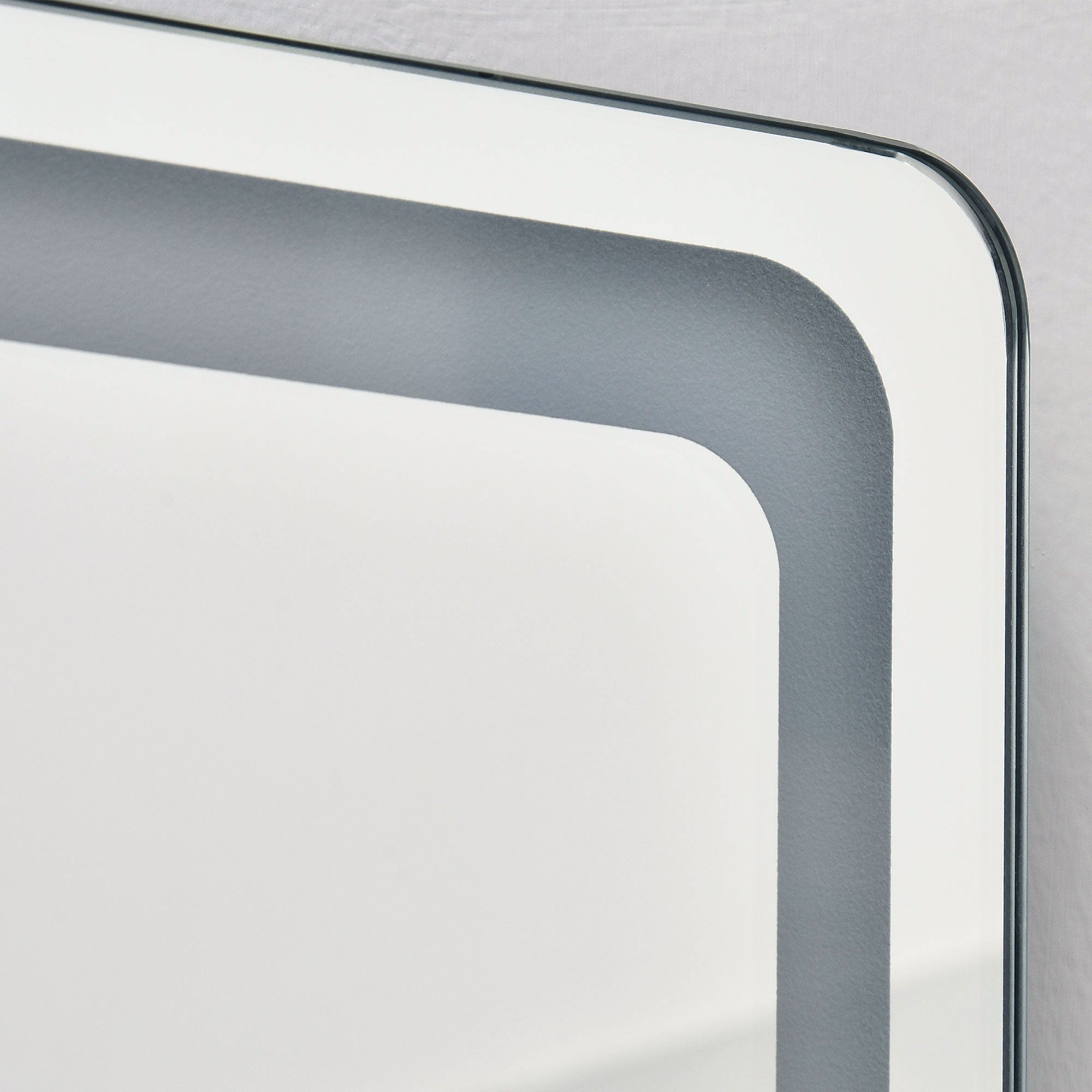 HOMCOM 2 in 1 Standspiegel mit LED-Licht, freistehend, Aluminium, einstellbares Licht, 40 cm x 37 cm x 157,5 cm