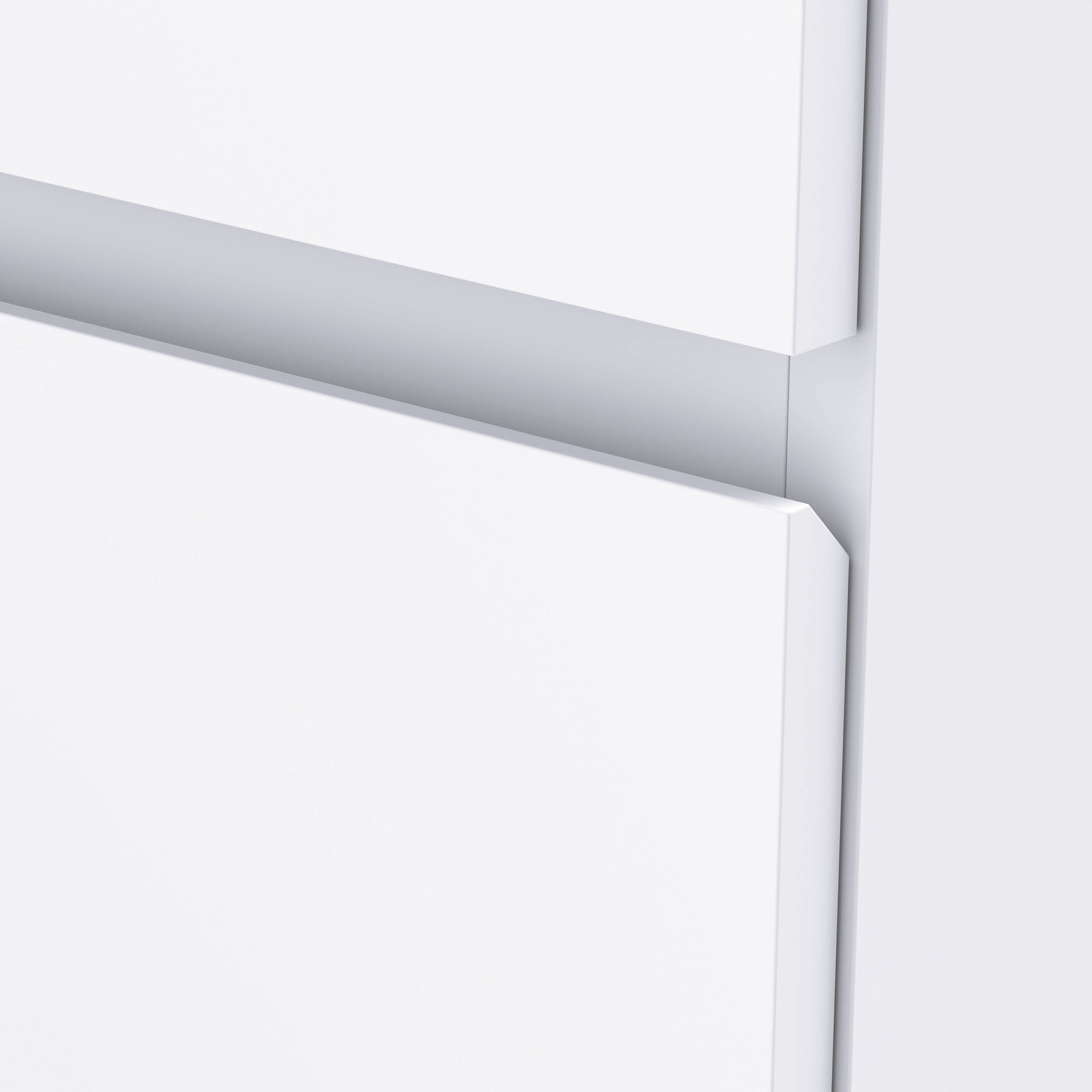 HOMCOM Kommode Sideboard Schubladenkommode, 4 Schubladen, 55 cm x 33 cm x 80 cm, Weiß