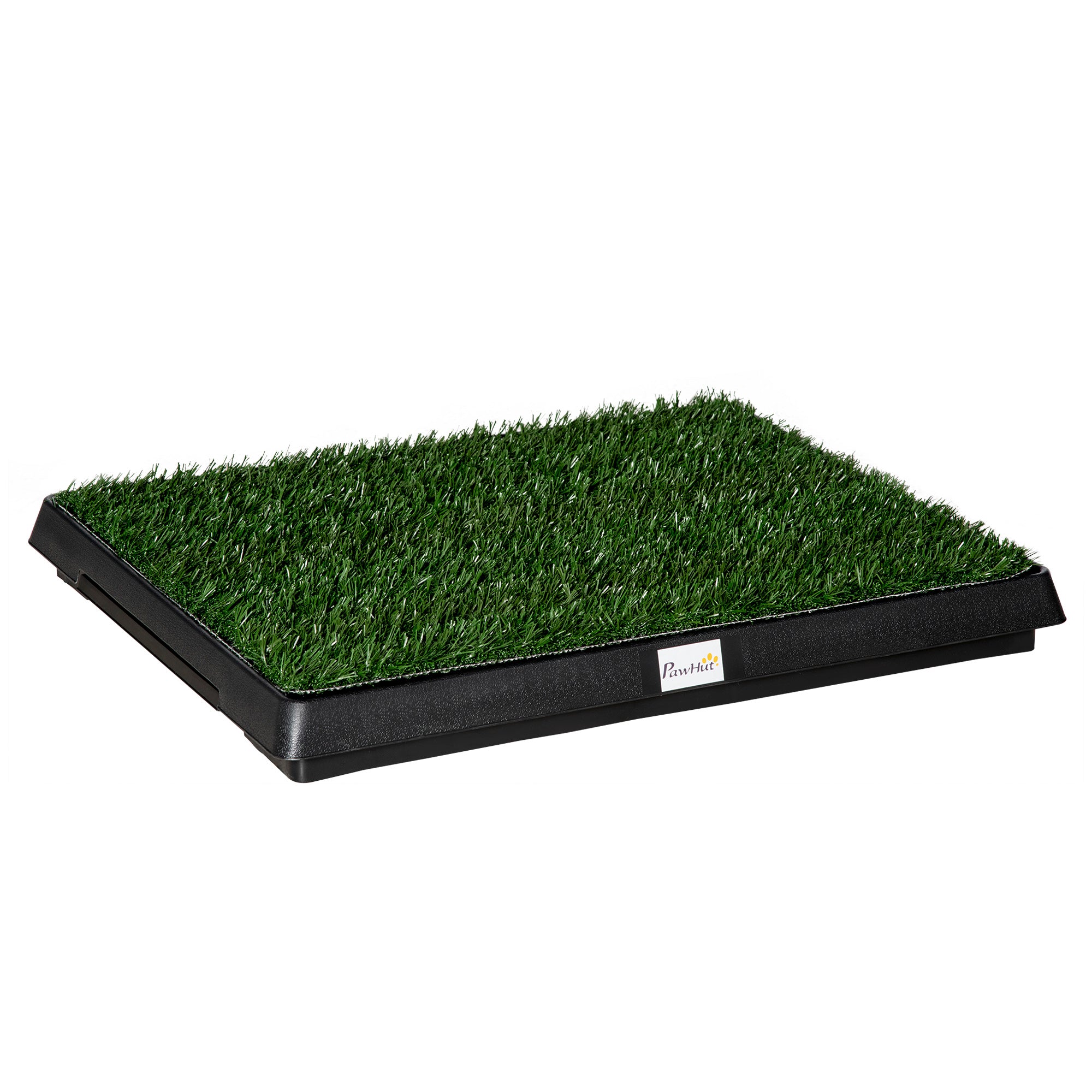 PawHut Hundetoilette mit Gras 63 x 51 cm Hundeklo Trainingsunterlage mit herausnehmbarer Schublade, Welpentoilette für Kleine Hunde Grosse Hunde ältere