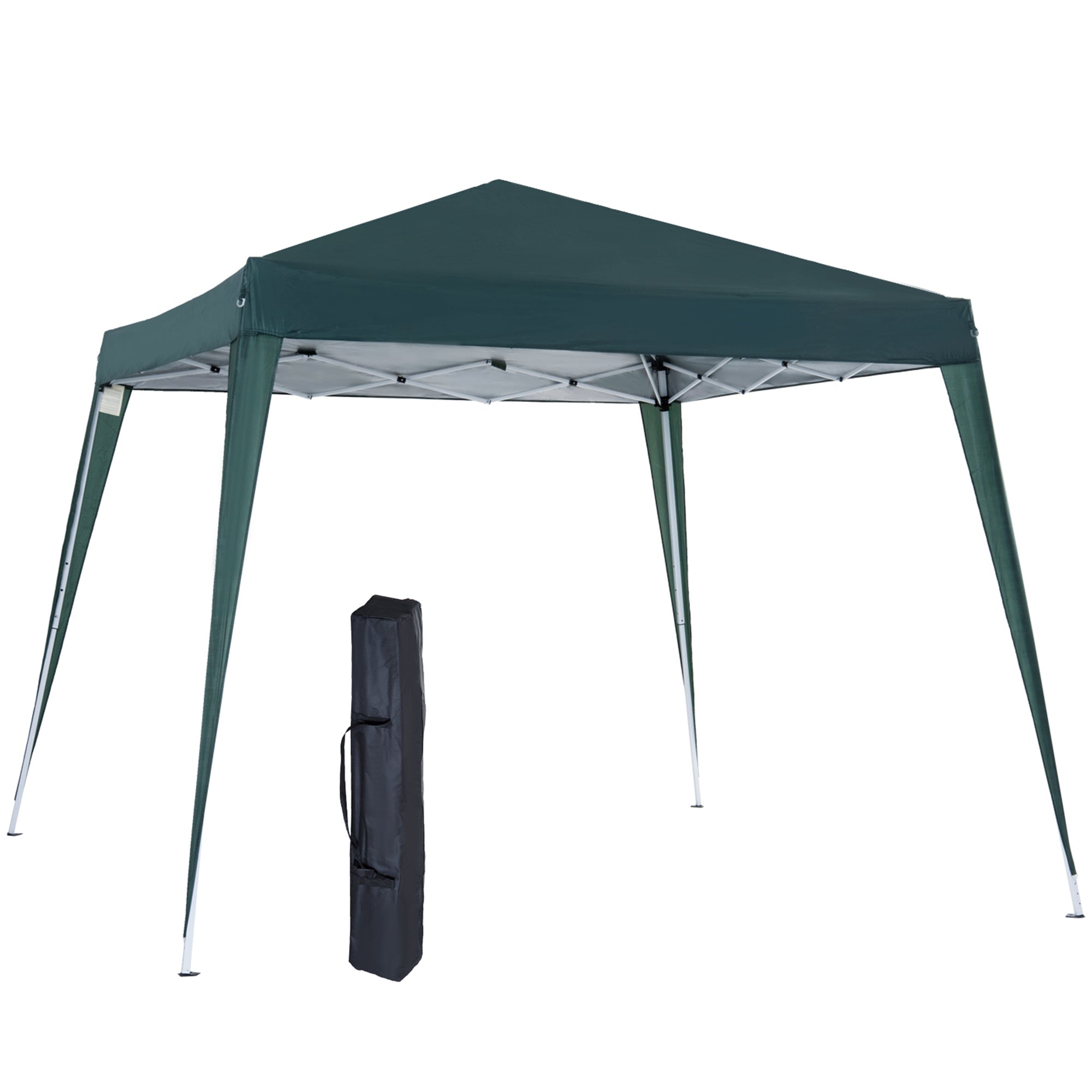 Outsunny Faltpavillon 2,4x2,4m Partyzelt mit UV-Schutz