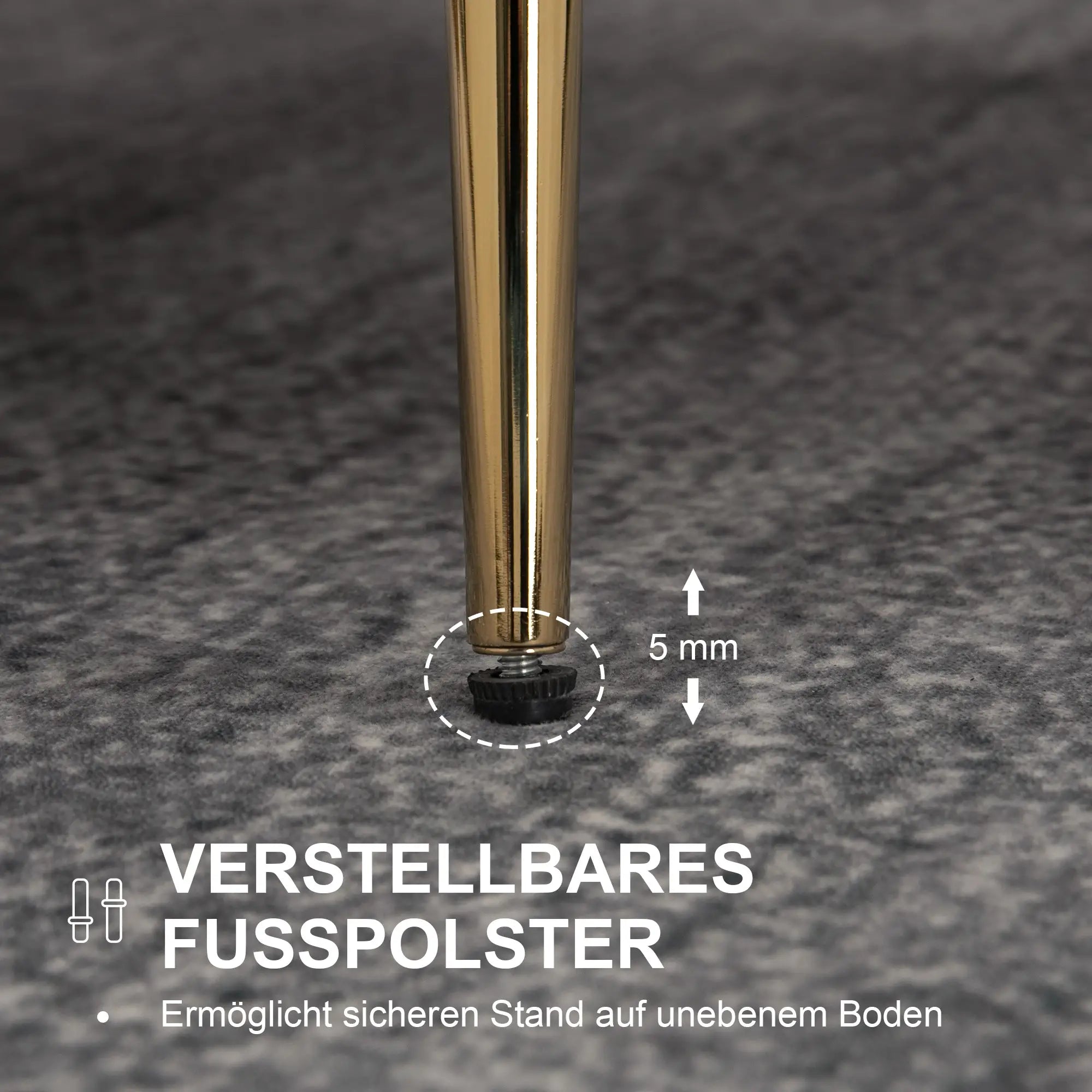 HOMCOM Polstersessel in Muschelform, Relaxsessel, Entspannungssessel, Metallbeine in Goldoptik, 79L x 77B x 77H cm, Weiß