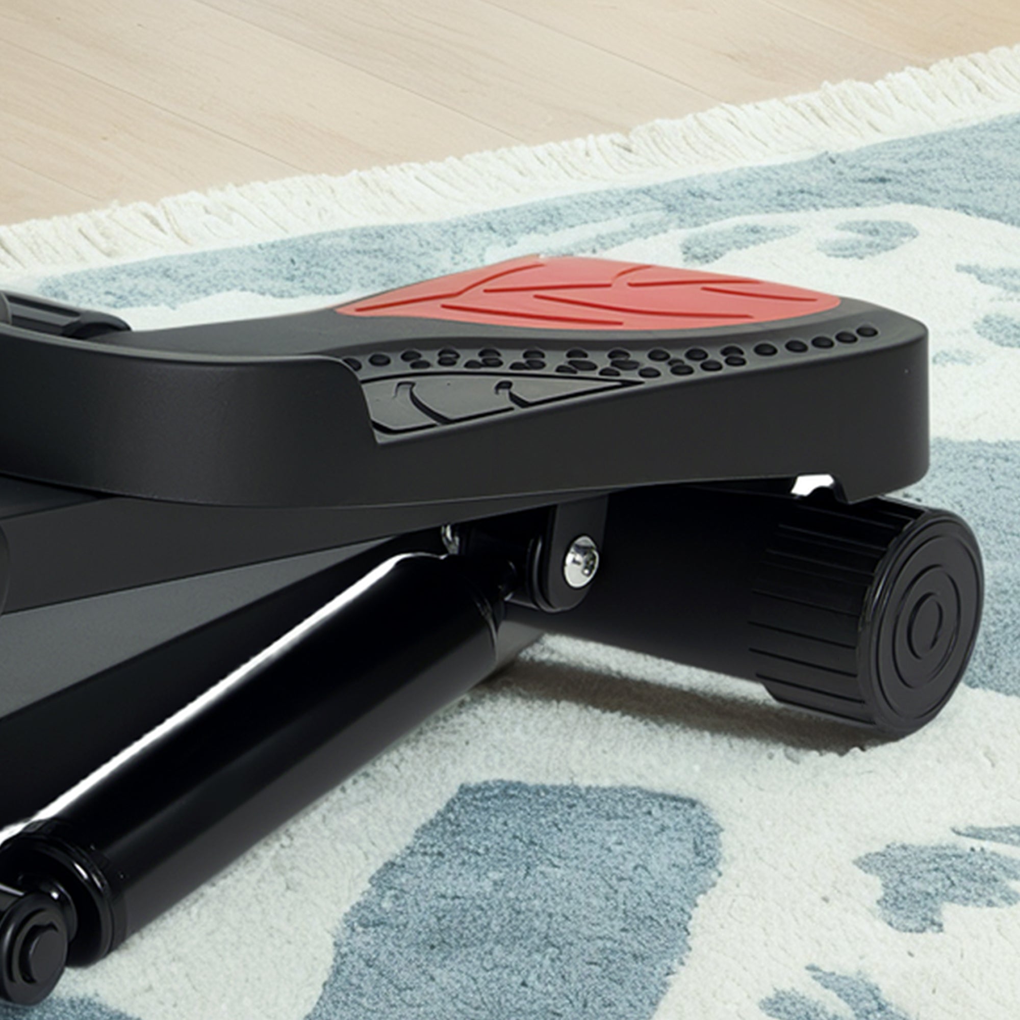 SPORTNOW Mini-Stepper, Kompaktes Stepper-Gerät für Workout, Fitness-Stepper mit LCD-Monitor und rutschfesten Pedalen, Schwarz