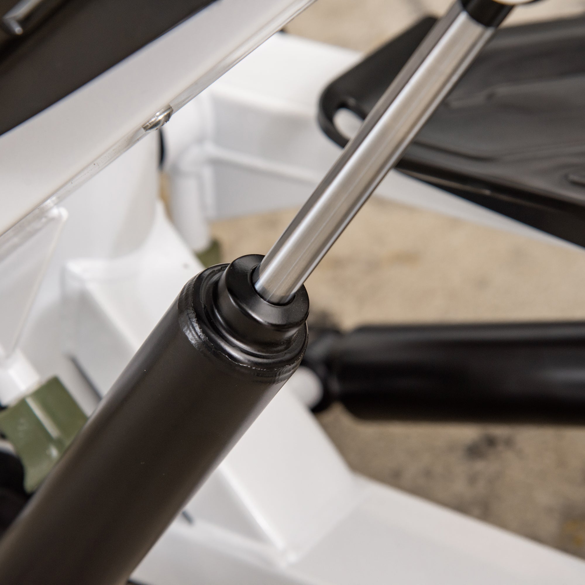 HOMCOM Mini Stepper für Zuhause, Rutschfest Up-Down Stepper mit LCD-Anzeige, Stepper Hometrainer mit zwei großen Pedalen, Stahl, Schwarz