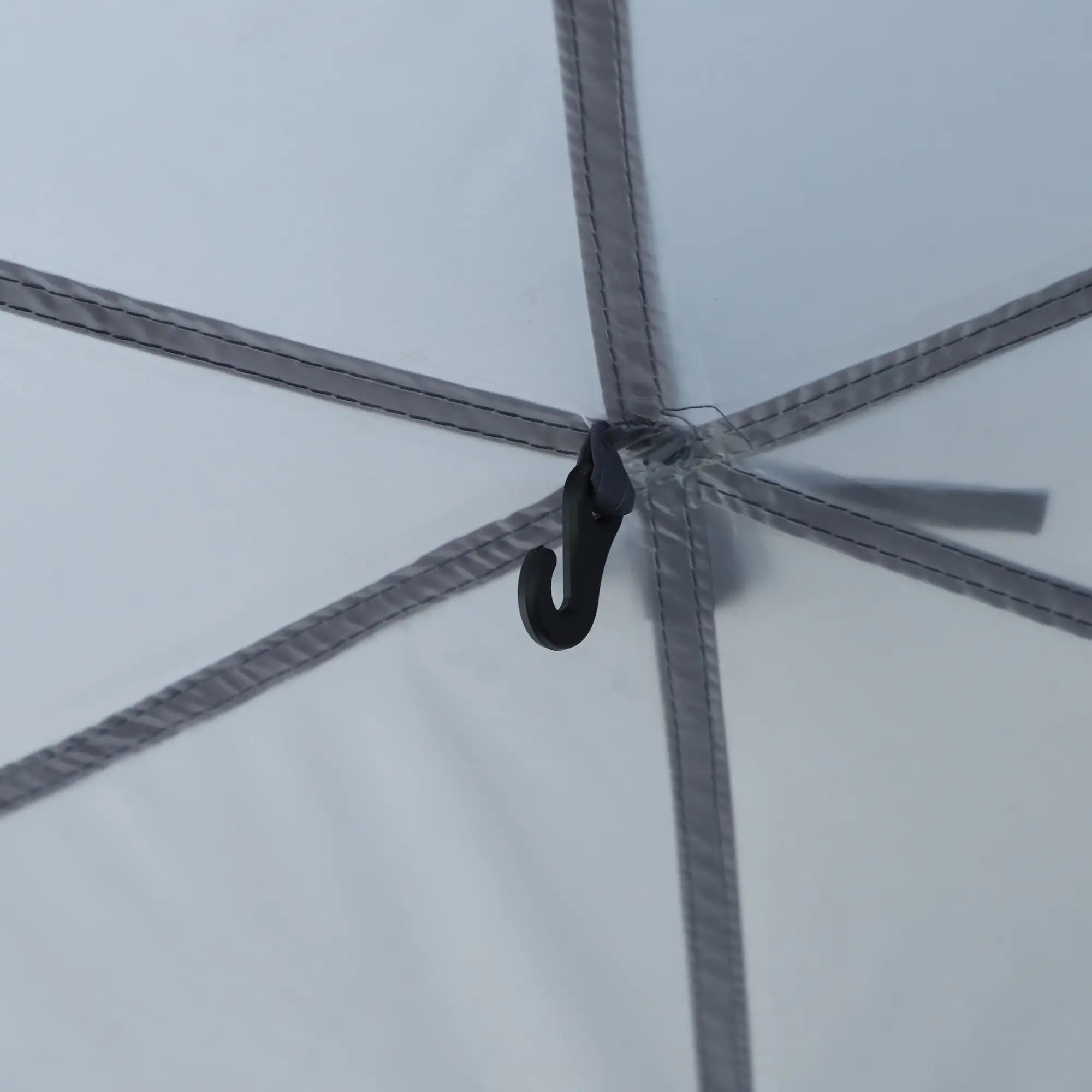 Outsunny Campingzelt 3–4 Personen, Kuppelzelt grau-schwarz