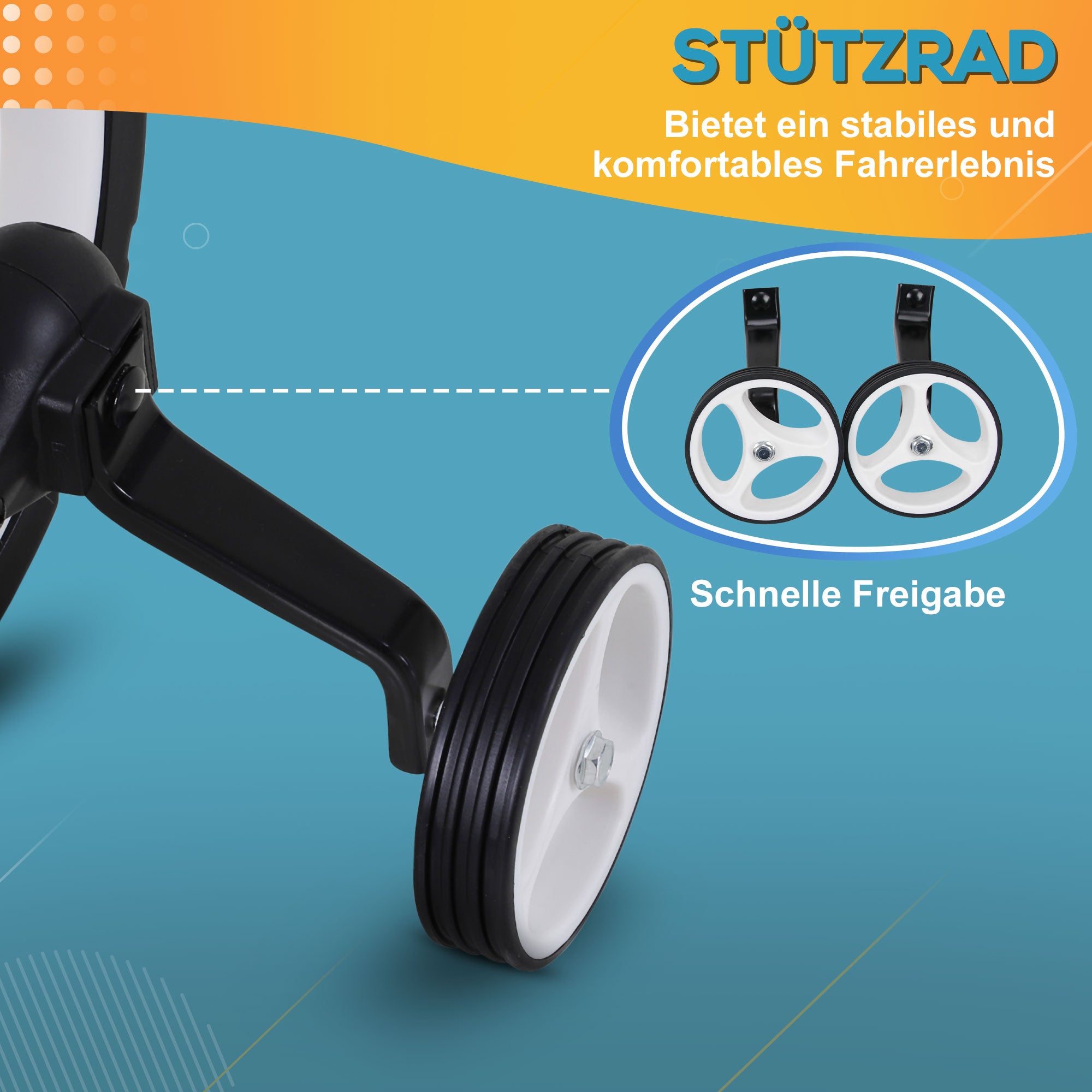 HOMCOM Kinder Laufrad, Lauflernrad, Kinderfahrrad, 2-in-1, Kinderrad mit Stützrädern und Pedalen, 2-5 Jahre, Sitzhöhenverstellbar, PP, Rot, 85 x B36 x H54 cm