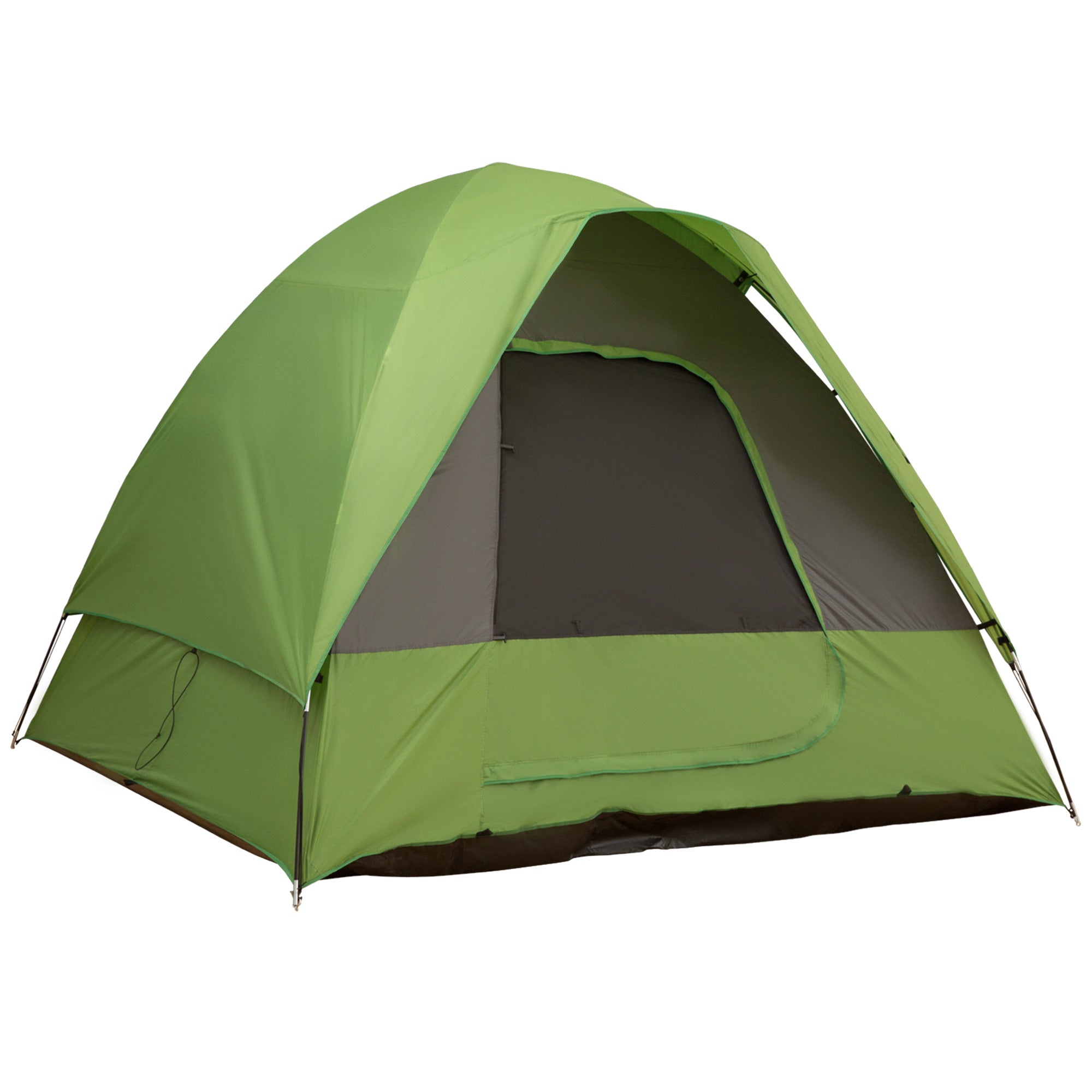 Outsunny Autozelt, Campingzelt, Reisezelt, für 4-5 Personen, Glasfaser Polyester, Grün, 300 x 300 x 230 cm