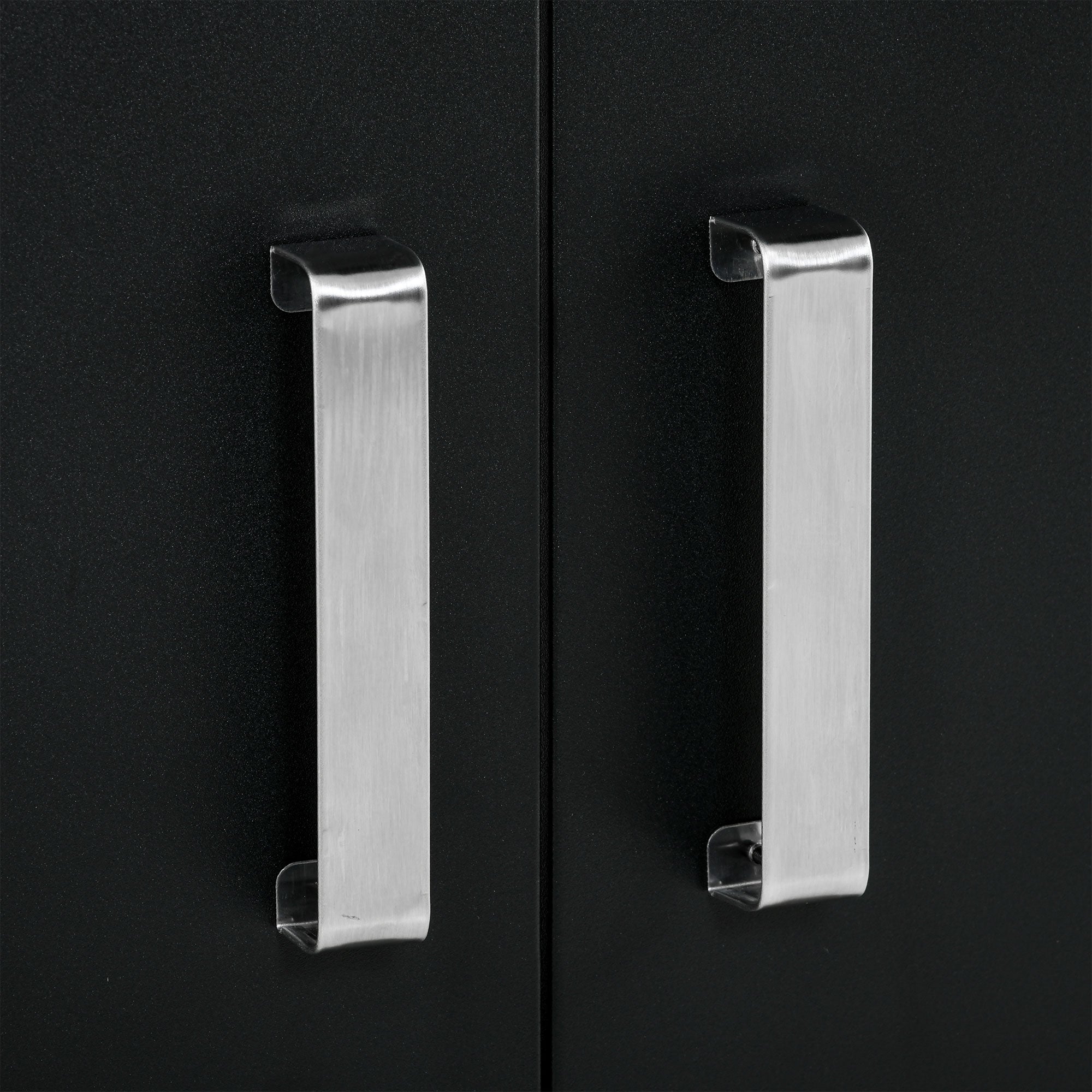 Outsunny Gasgrill mit 3 Hauptbrennern + 1 Seitenbrenner, Ablage, rostfreier Stahl, schwarz, 110 x 50 x 100 cm