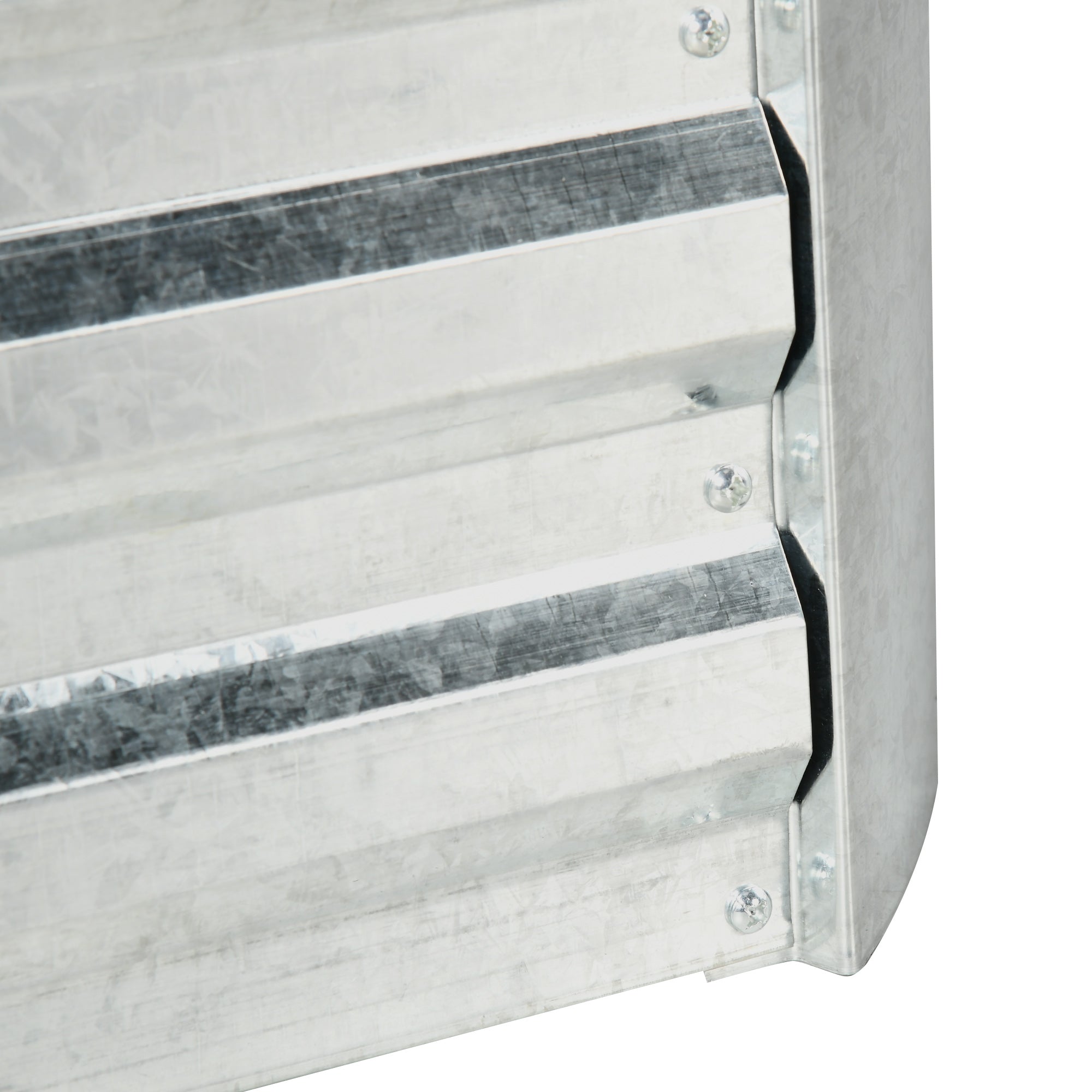 Outsunny Hochbeet, Gewächshaus, 3-tlg.-Set, mit Rankgitter, Kunststoffabdeckung, 53 x 53 x 90 cm