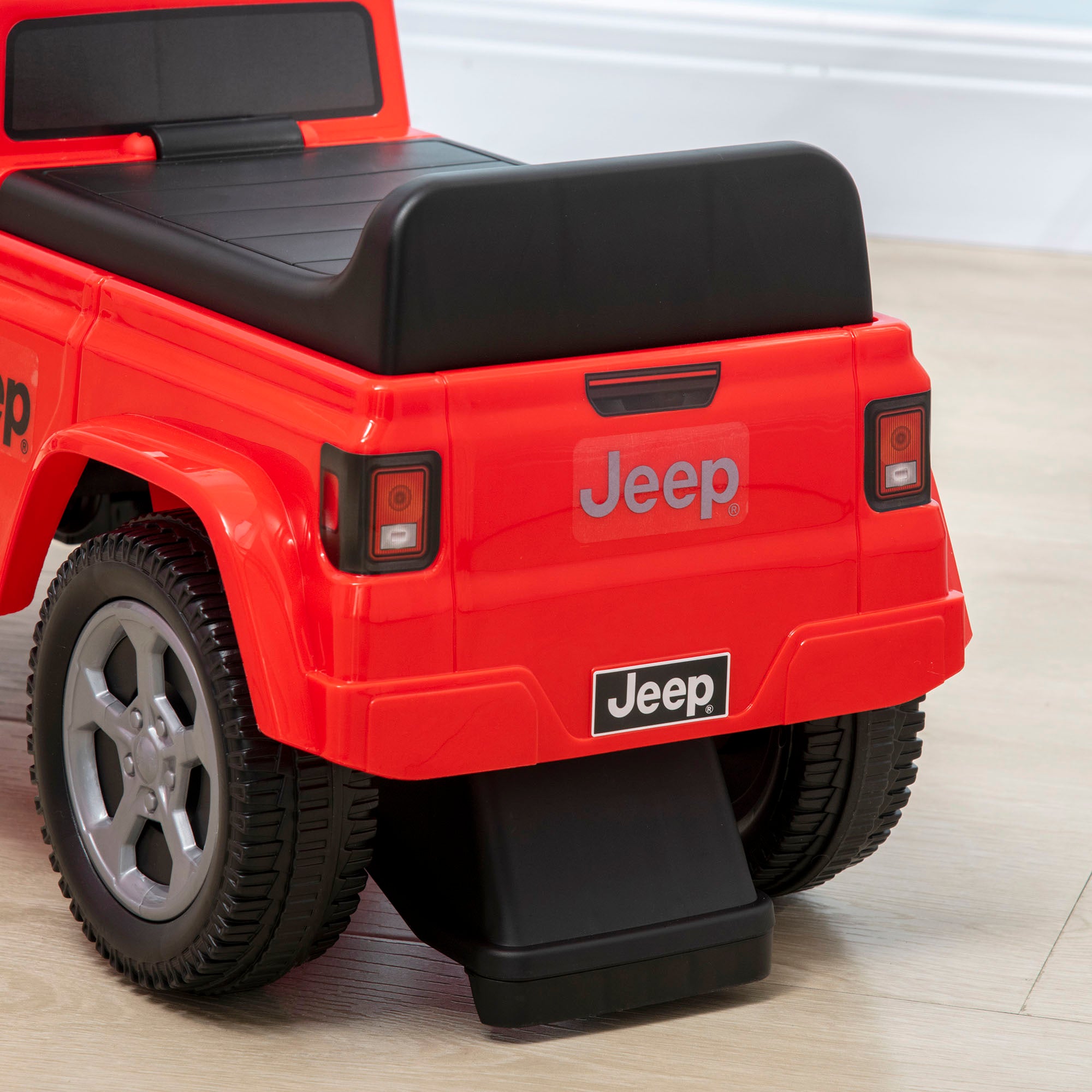 AIYAPLAY Rutschauto, mit Hupe, Kippschutz, Stauraum, Scheinwerfern, rot, 63,5 x 29 x 42 cm