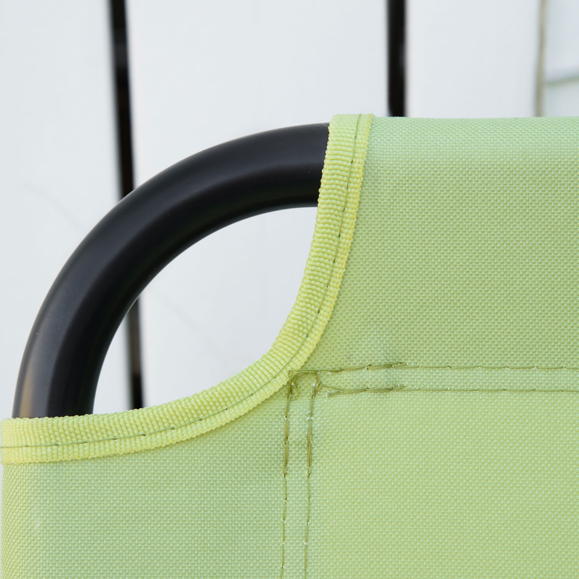 Outsunny 2-Sitzer Campingstuhl, klappbar, mit Getränkehalter, 141 x 67 x 80 cm, Grün