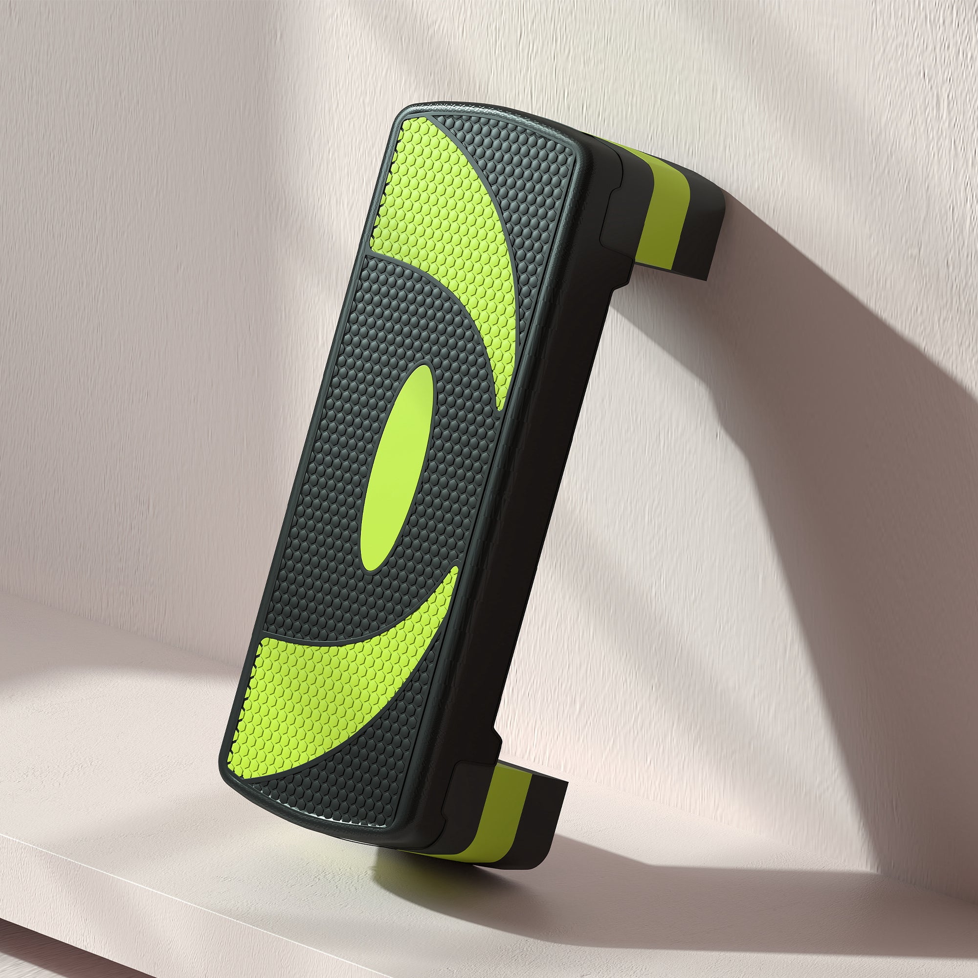 HOMCOM Aerobic-Stepper, höhenverstellbar, für Indoor und Outdoor, Belastbarkeit bis 150 kg, 80 x 31 x 10-20 cm, Grün