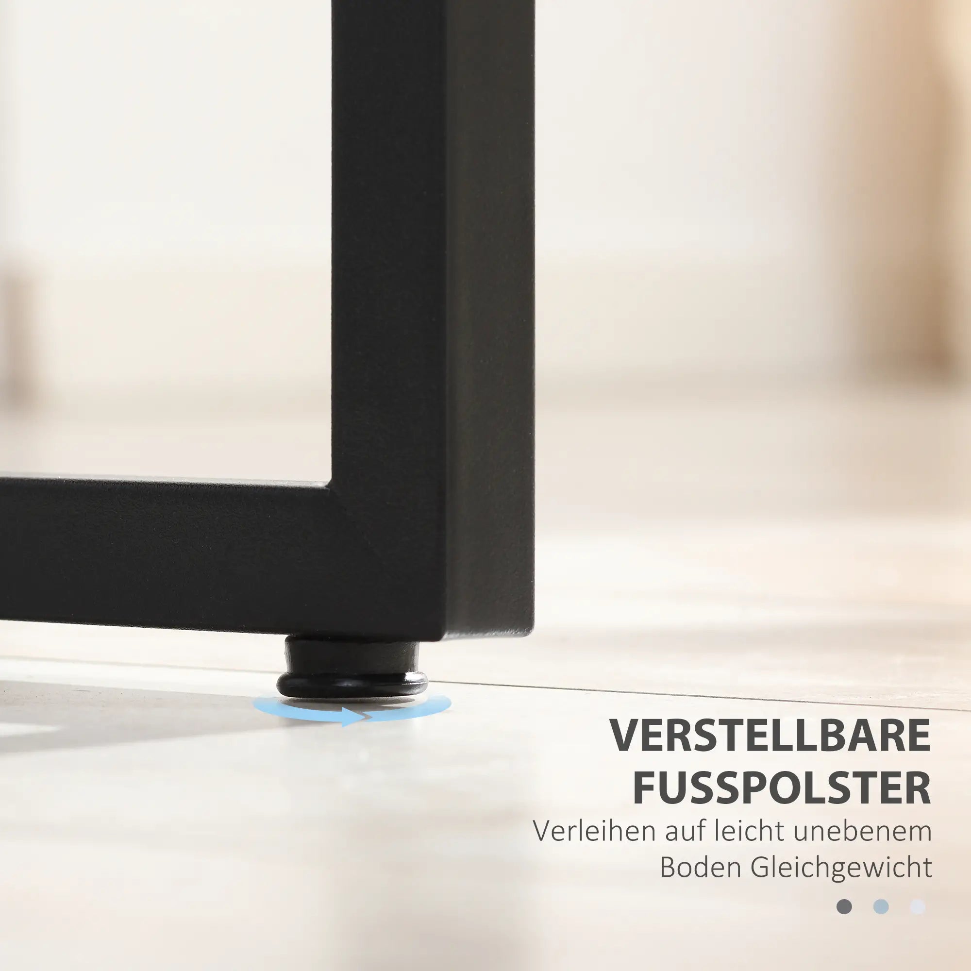 HOMCOM 3er Set Couchtisch Stapeltisch Beistelltisch Kaffeetisch Metallfuß MDF 3 Farben 55 x 40 x 45 cm/48 x 37 x 40 cm/41 x 34 x 35 cm