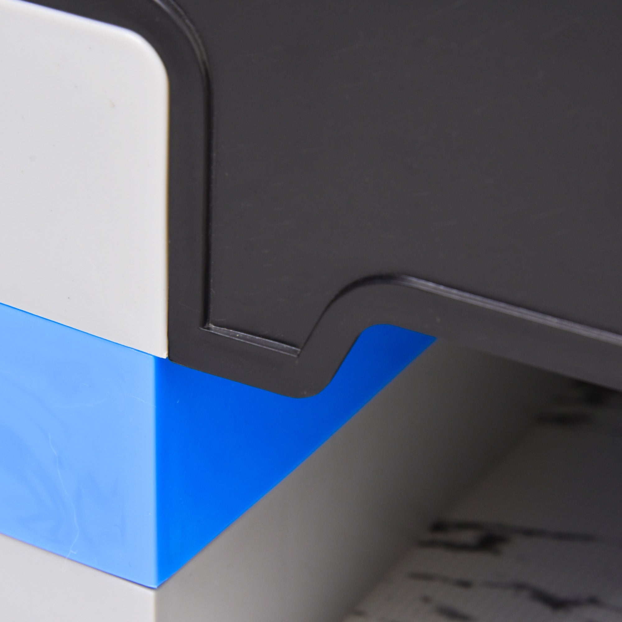 HOMCOM Aerobic-Stepper 3-stufig höhenverstellbar 80 x 31 x 20 cm Schwarz+Hellblau+Grau